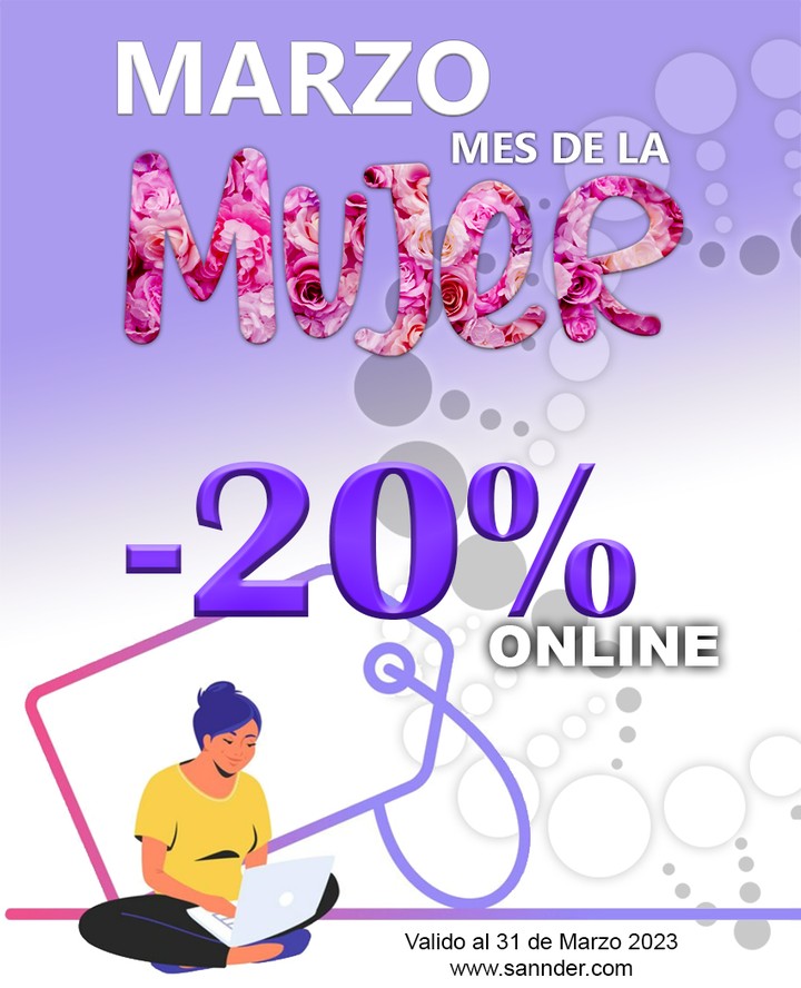 En SANNDER Marzo es mes de la Mujer 🌸
-20% de descuento en Pruebas Verite FEM y Verite Sante
www.sannder.com - Tu laboratorio de alta especialidad ONLINE
#laboratorio #online #biologiamolecular #sannder #vph #ets #checate #cuidate #cancercervicouterino #PCR