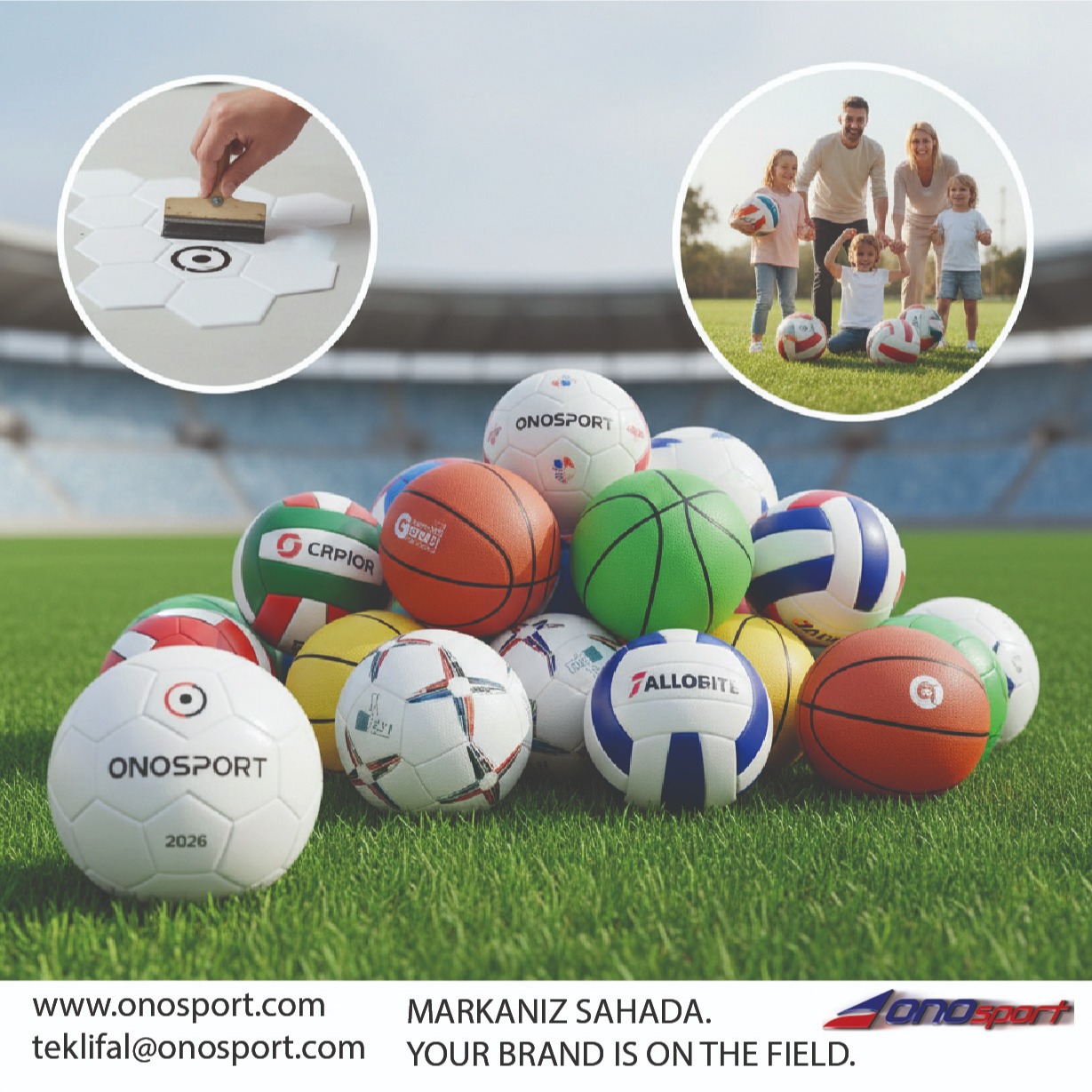 Markanızı sahalara taşımaya hazır mısınız? 🚀⚽🏀🏐
Şirketinize özel logo baskılı futbol, basketbol, voleybol topları üretiyoruz!
Hızlı teklif için bize ulaşın! www.onosport.com / teklifal@onosport.com
#futboltopu #basketboltopu #voleyboltopu #2026DünyaKupası #logobaskı #logoprint #soccerball #basketball🏀 #volleyball #onokplastik
