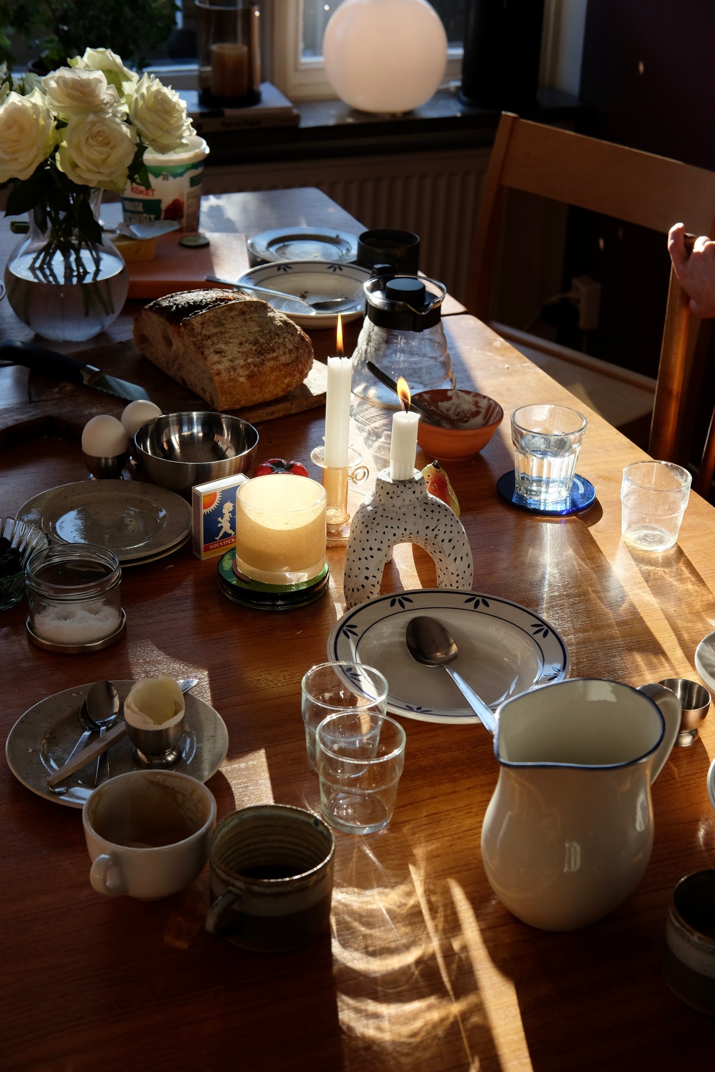 En långsam söndagsfrukost med cappuccino ☕️