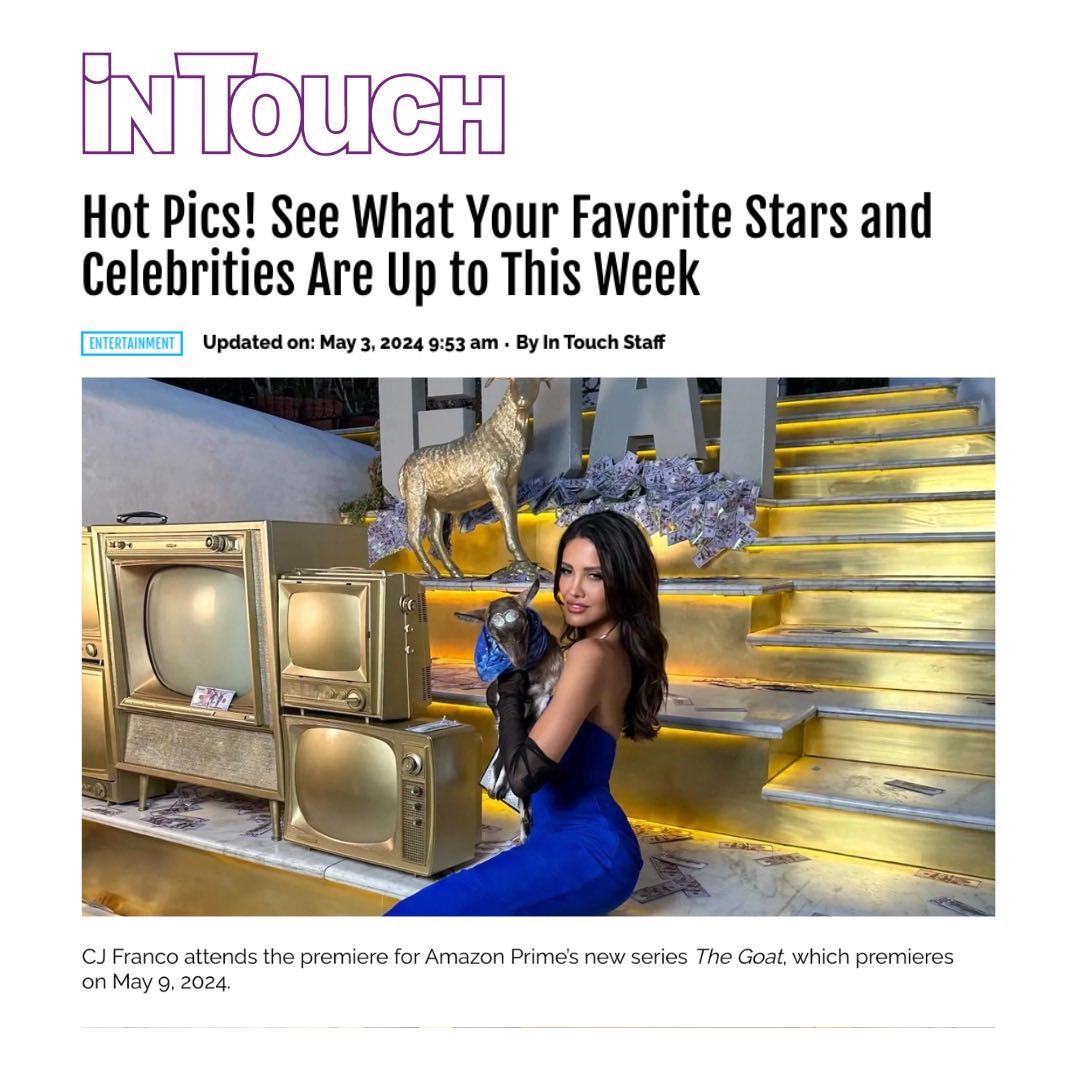 @cjfranco @amazonprime #TheGoat #TuneIn #SeasonPremiere @jade_umbrella