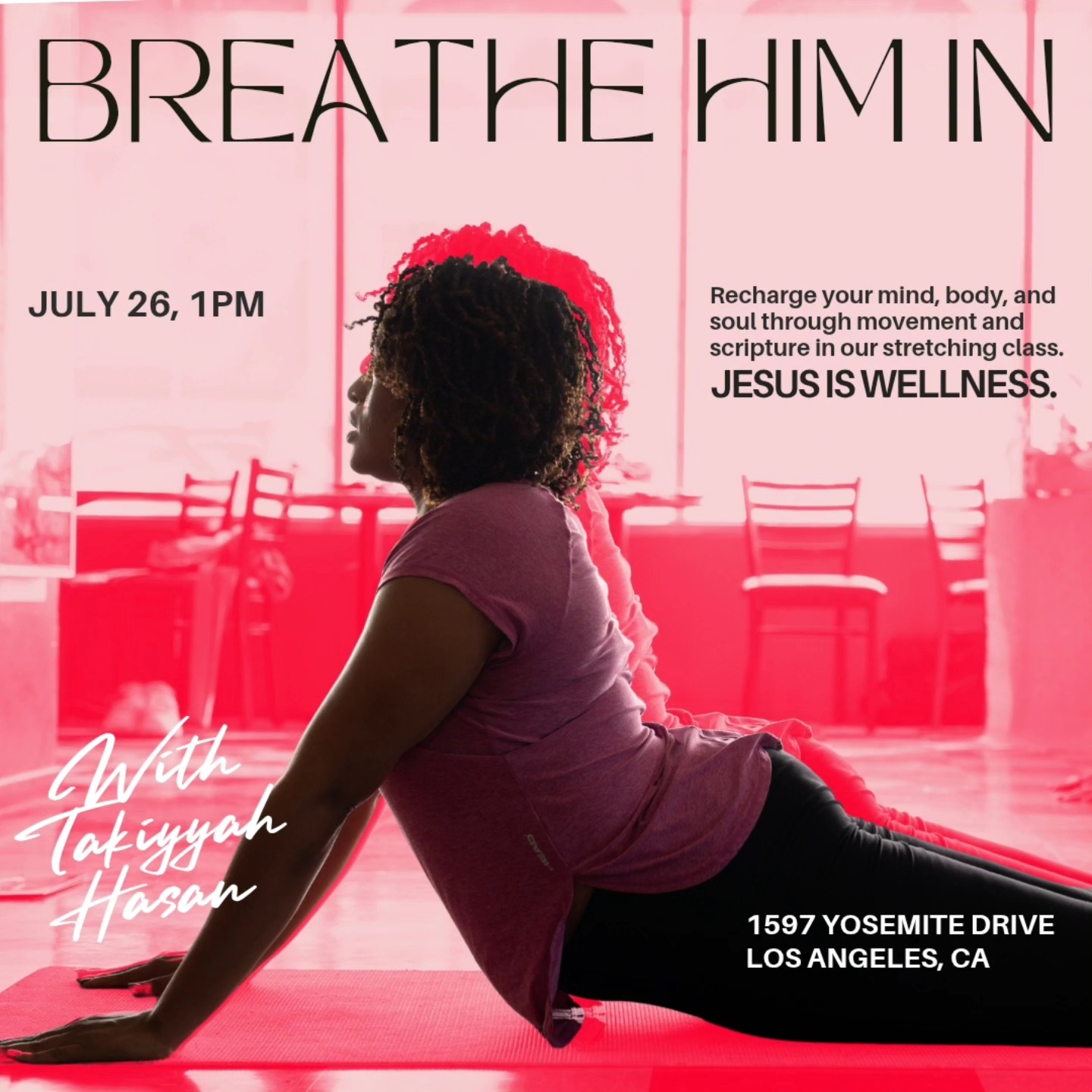 I love to stretch. I just feel so much more relaxed and empowered after I stretch.
Join us for our next class on July 26 @ 1pm. Link in bio.
#stretchdaily #stretchingforjesus #restandrecover #empowered #givethanks #breathehimin #stretchingcommunity #fruitfulwellnesscenter