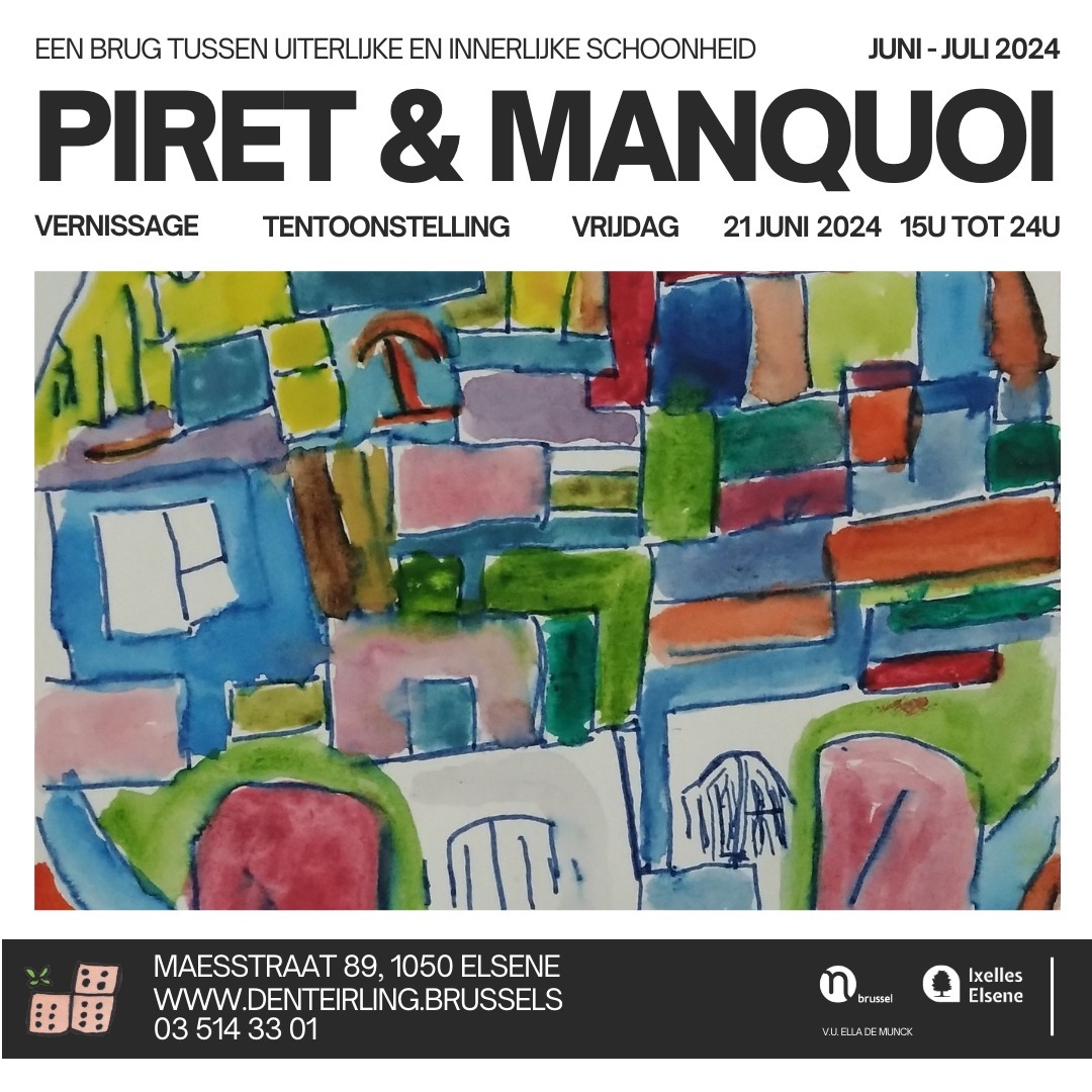 Met penseel en pen, stellen Joëlle Piret en Eliane Manquoi hun werk tentoon. Beiden hebben ze een oog voor kunst vertrekkend vanuit een diverse thematiek.
Ze nodigen jullie van harte uit om Een Brug tussen Uiterlijke en Innerlijke Schoonheid met verwonderlijke blik te komen bezichtigen tijdens de vernissage op 21 juni tussen 15 en 24u.
Daarna kan je nog altijd blijven plakken op ons zomerfeest. Bereid je voor op een avond vol vrolijke vibes, dansjes onder de sterren en heel veel gezelligheid. De expo loopt nog tot eind juli.
Joëlle Piret observeert de wereld en legt de schoonheid vast op het doek. Haar landschapsschilderijen en weergaves van de planten- en dierenwereld vormen een rode draad doorheen haar werk. De levendigheid van fauna en flora vervat in perfectie het beeld.
Eliane Manquoi keert zichzelf binnenstebuiten. Haar teksten gericht op haar innerlijk belevingswereld. Gevoelens die niet altijd te vatten zijn, pent ze neer. Gebeurtenissen en personen die een belangrijke rol in haar leven spelen, geeft ze woorden.