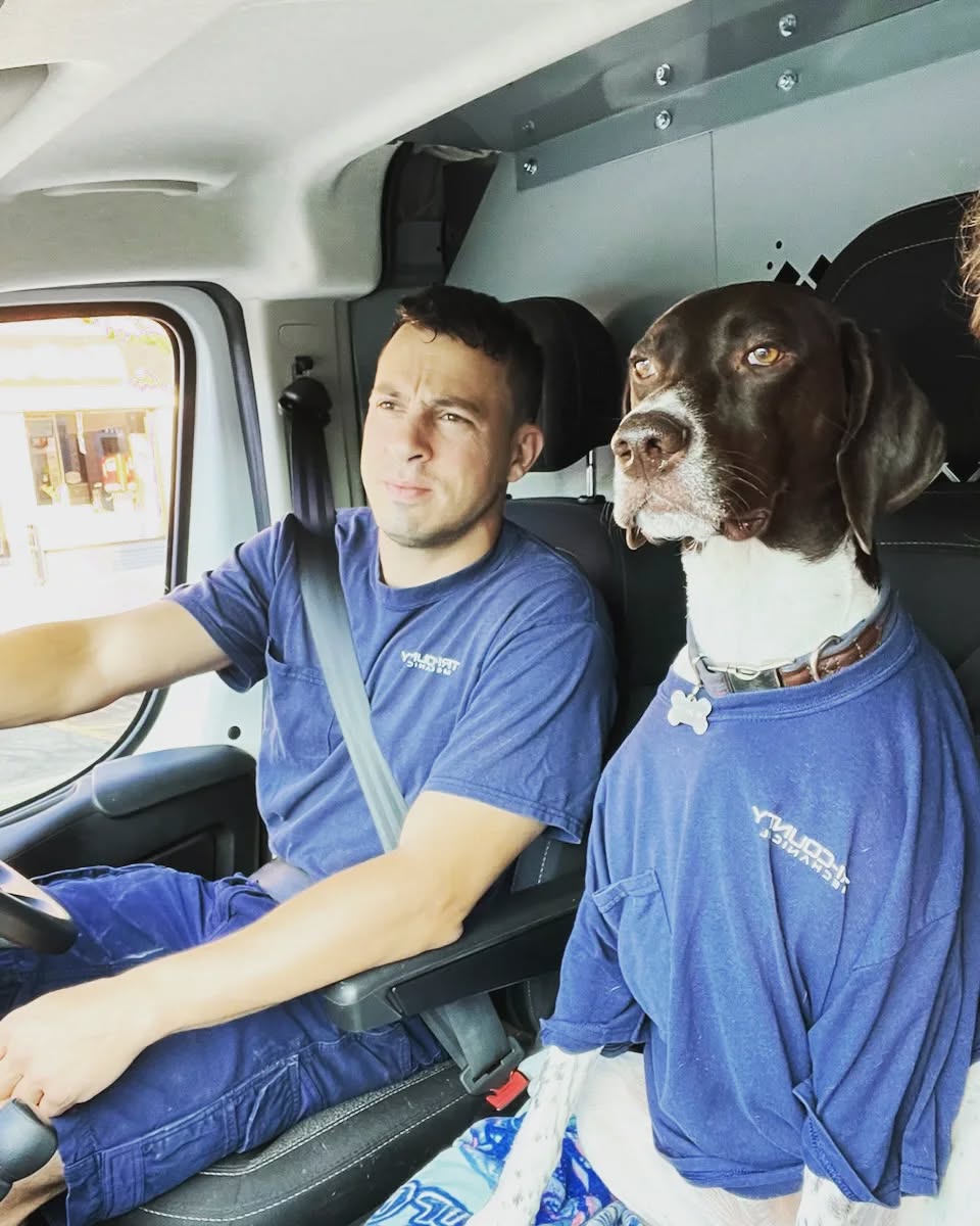 Sunday emergency errands with #1 apprentice and sixteen time employee of the month champion, Mr. T.
Hope everyone is enjoying this beautiful July day!
#hoboken #plumbing #professionalplumbing #Marioandluigi