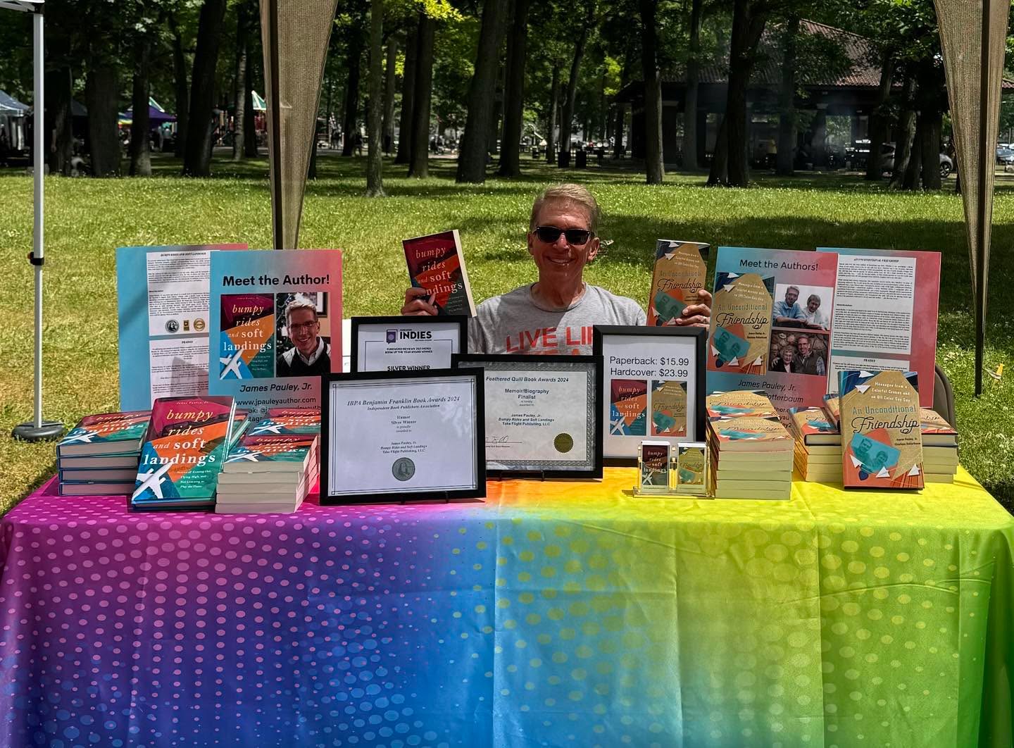 #southbendpride #bumpyridesandsoftlandings #anunconditionalfriendship #goodreads #humor #memoir #jpauleyauthor