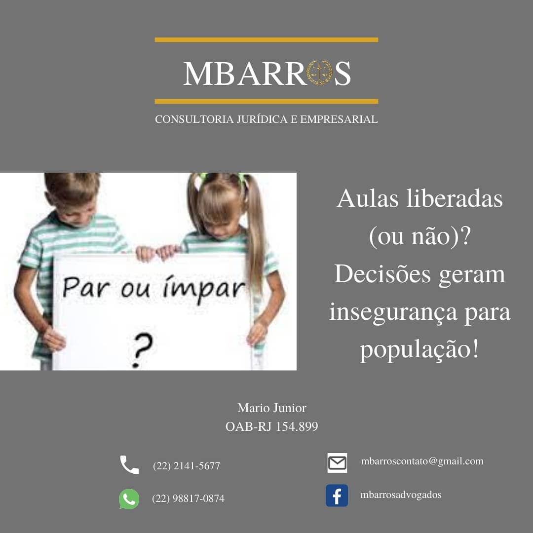Presidente do TJ do RJ autoriza retorno às Aulas no Município do RJ:
Resumo da Ópera:
No dia 04/04/2021 (último domingo de Páscoa), vereadores o PT, PSOL e PC do B ajuizaram uma Ação Popular pedindo a suspensão do retorno às aulas, previso no Plano Municipal para o dia 05/04.
No mesmo dia, o Ministério Público opiniou pelo indeferimento da Liminar, ressaltando que, apesar do Estado de Calamidade, a decisão envolvia análise de critérios cintíficos abordados pelo Ato do Executivo,
e não havia elementos, nos autos, que mostrassem um bom direito à favor dos requerentes ensejadores para concessão de Liminar.
Apesar disso, o juiz de plantão decidiu que as Aulas deveriam, sim, ser imediatamente suspensas.
Como o processo foi redistribuído na 2ª feira (05/04), o juiz da 2ª Vara de Fazenda Pública da Capital decidiu manter a decisão de suspender as aulas, sob argumento de que, apesar das crianças não transmitirem o vírus da mesma forma que um Adulto, o professou ou outros profissinais poderiam ser infectados.
E hoje (06/04), o presidente do Tribunal de Justiça do RJ suspendeu a decisão liminar, voltando autorizar o plano de retomada às Aulas no Município do RJ.
Segundo o Presidente do TJ: "é inquestionável a situação preocupante que todos os países enfrentam em relação à pandemia de Covid-19, mas o controle judicial
constitui medida de caráter excepcional devido ao princípio da separação dos poderes.
Por isso, cabe ao Poder Executivo, com exclusividade, adotar as medidas que entender razoáveis e necessárias para a circulação de pessoas e o funcionamento dos estabelecimentos comerciais e instituições de ensino."
*******
Independente de apoiarmos (ou não) a retomada das Aulas, é interessante notar a falta de respeito ao princípio da Separação de Poderes "em nome da ciência".
Por fim, a insegurança gerada com as decisões divergentes afetam diretamente o cotidiano das pessoas que, diante deste cenário, não podem sequer se planejar.
****
Conheça mais em => www.mbarrosadvogados.com.br
#direito
#trabalho
#empresarial
#atualização
https://www.instagram.com/p/CM2ThUSskWP/?igshid=1ooc4tm2cxblx