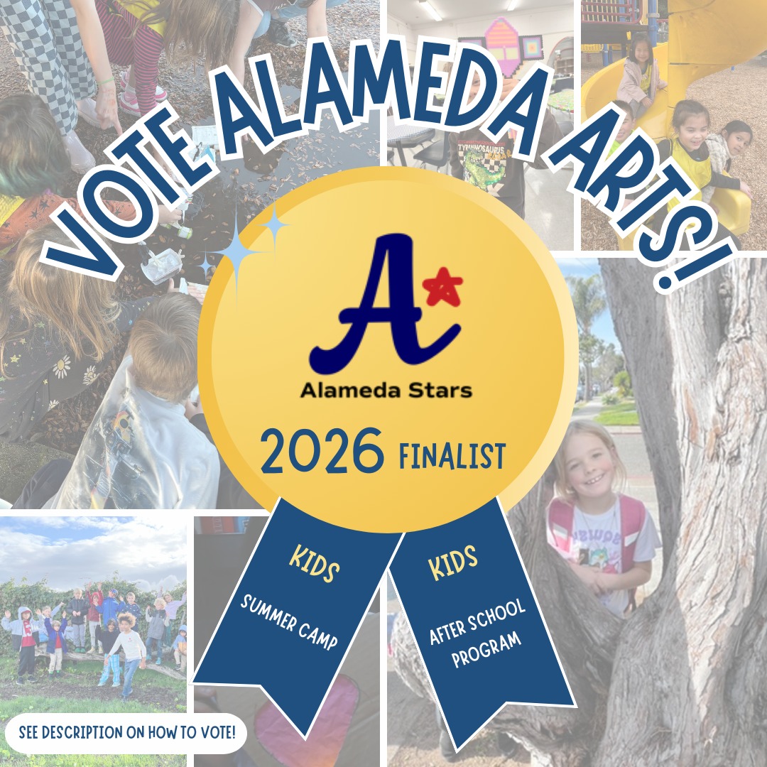 📣 Vote Alameda Arts! 📣 We are up for 2026 Alameda Stars for After School Program and Summer Camp! ‼️
How to Vote 🗳️
1. Click the link in our bio 🔗
2. Find us under the KIDS AND FAMILY category
3. Click VOTE FOR THIS NOMINEE under Alameda Arts
4. Login or Create an Account with your information (and while you are at it vote for your other Alameda favorites!)
5. Submit your vote!
VOTING IS NOW CLOSED! Thank you all for your votes :)
Competition by @alameda.post
——
#alamedaarts #alamedacalifornia #alamedaartsfun #afterschoolprograms #summercamp #youtubechannel #diy #diyforkids #kidsart #arttutorial #imagination #art #linkinbio #reels #homemade #artforkids #artreel #bestof #alamedamagazine #alamedapost
