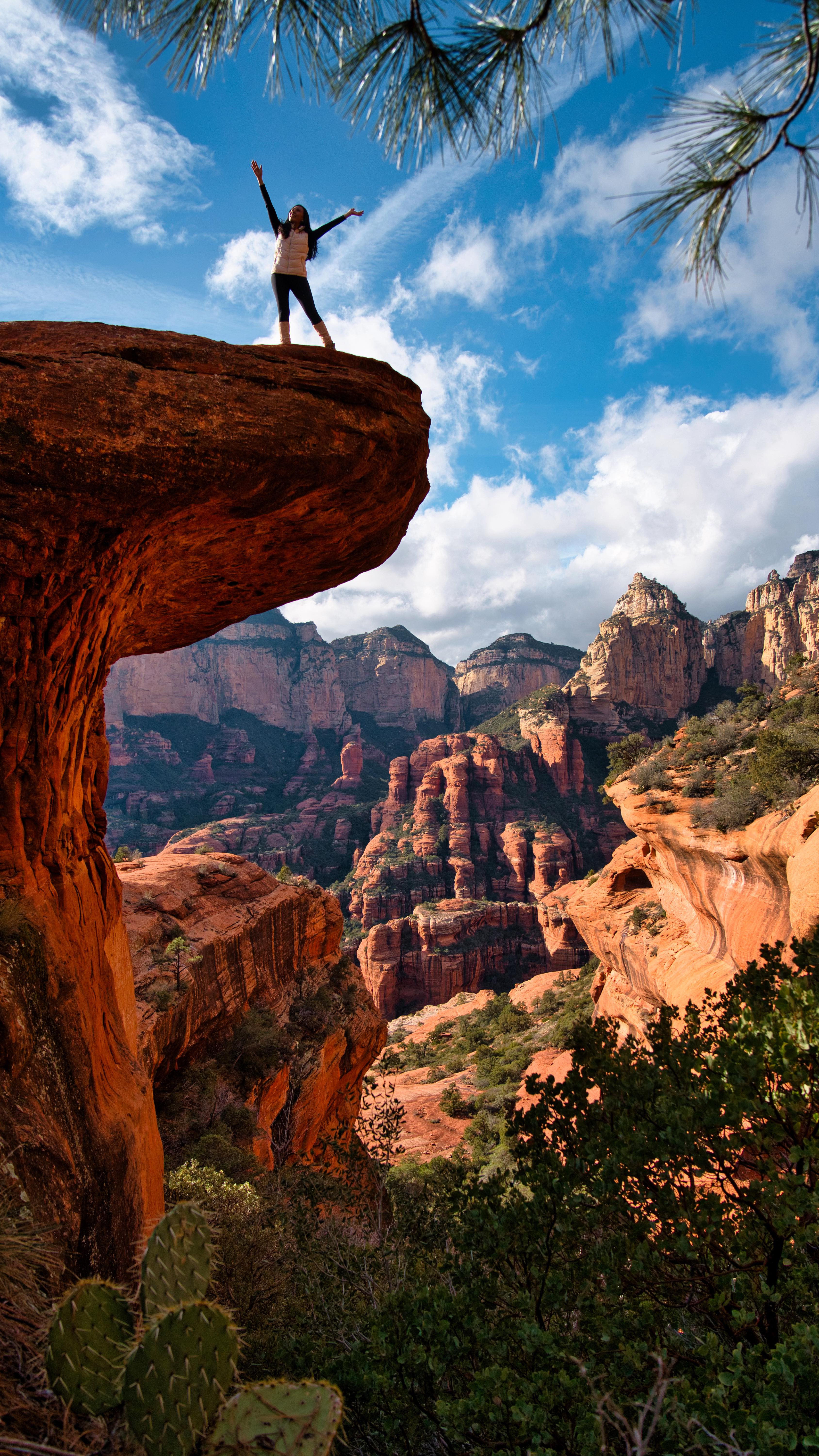 Nothing like hanging out in Sedona! No other place in the world is this accessible to hiking trails. Hiking is one of the healthiest things you can do. Getting away from all the technology and hanging out in nature brings me closer to God.