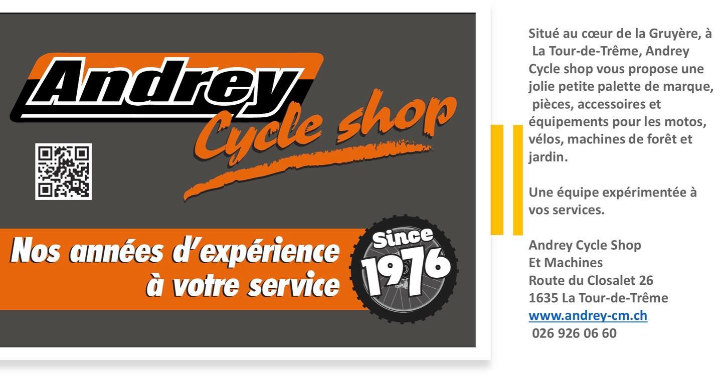 Chaque mois, l‘AFM vous présente un de ces précieux sponsors 🍀🙏
Juillet 2023
@andrey_cycle_shop_et_machines
