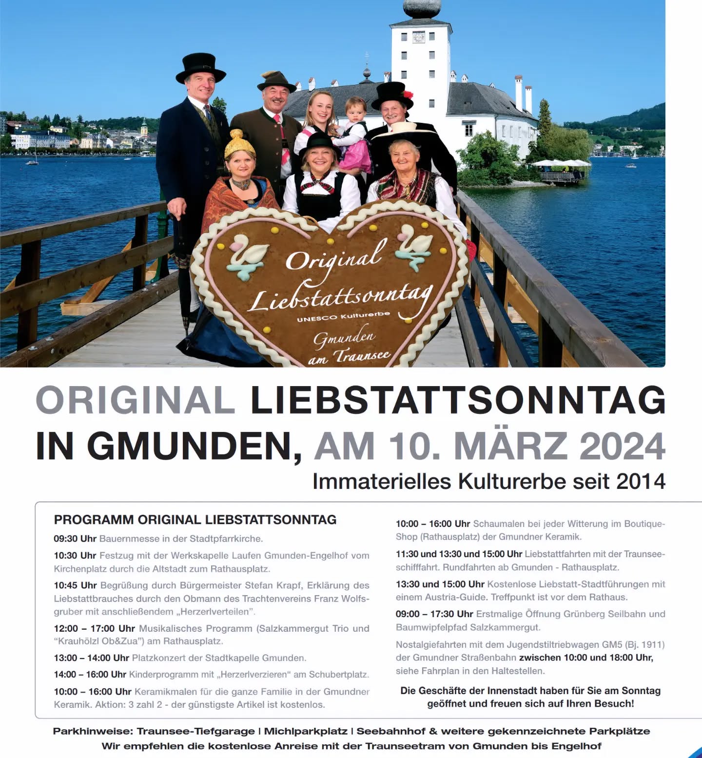 In 2 Wochen ist es wieder so weit!
Original Liebstattsonntag in Gmunden❤️