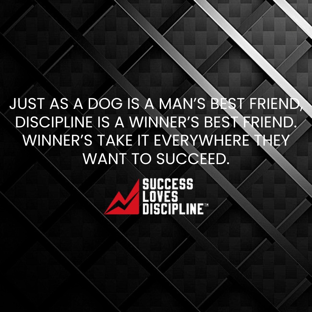 Just like a loyal companion, discipline is essential for winning. Carry it with you and achieve your goals! 🐾
#successlovesdiscipline #StayInspired #stayloyal #discipline