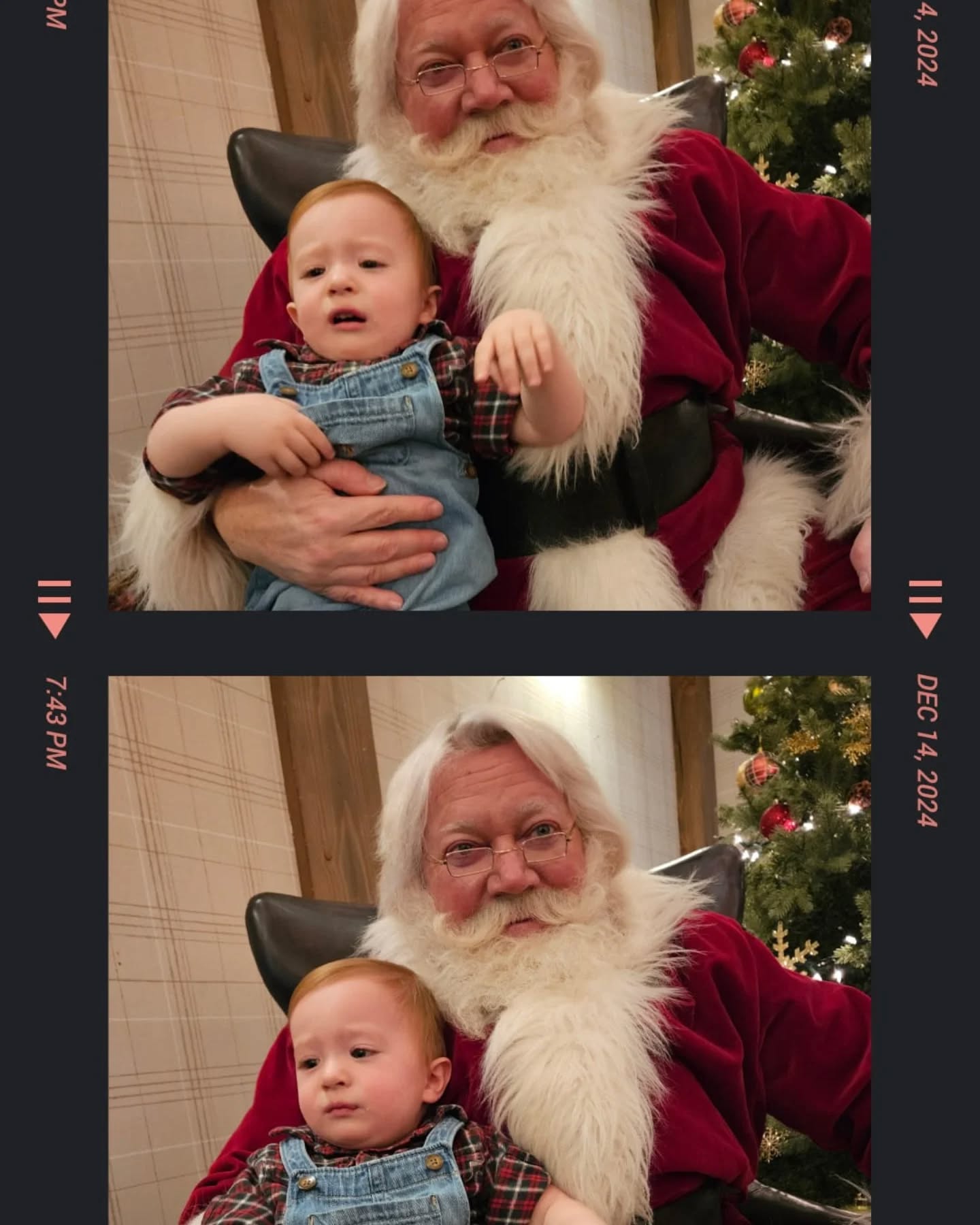Better late than never!
Merry Christmas from Carm and santa.
As you can see he was a big fan. Yay Christmas! 🧑🏼🎄 ⛄