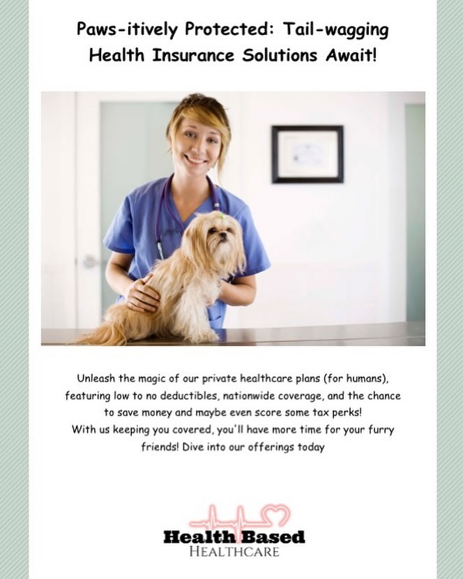Self Employed Individuals love writing off Helathcare premiums. Inquire today. #vets #vetschool #vetlife #vetnurse #vetmed