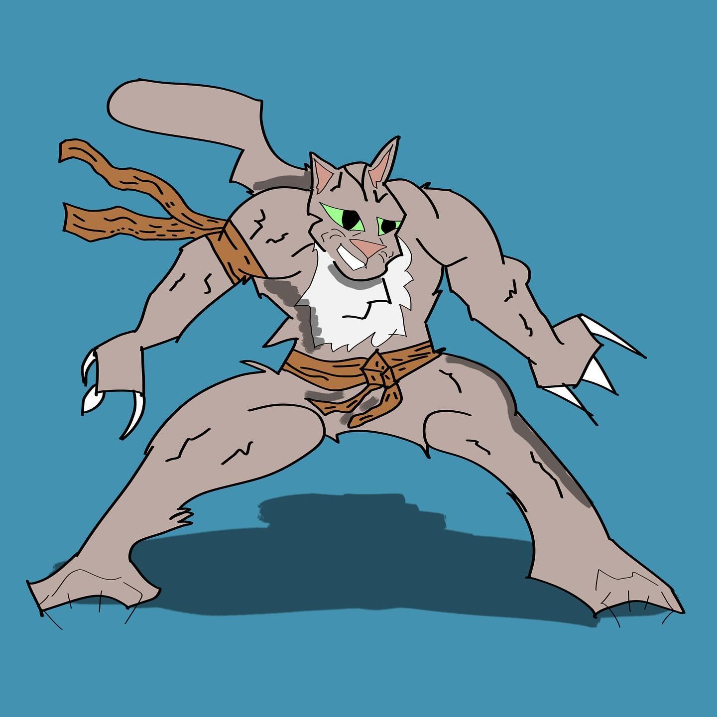 This former member of the Catraté Fighters, aka a team of superhero cats who know karate, left after a human was mean to him. His name is Samurai aka Sam and wants to poison the human water supply. It’s up to a new team of Catraté Fighters to put a stop to Samurai’s evil plan!
Check out the Catraté Fighters Gameboy game, play it for free in the link in the bio!