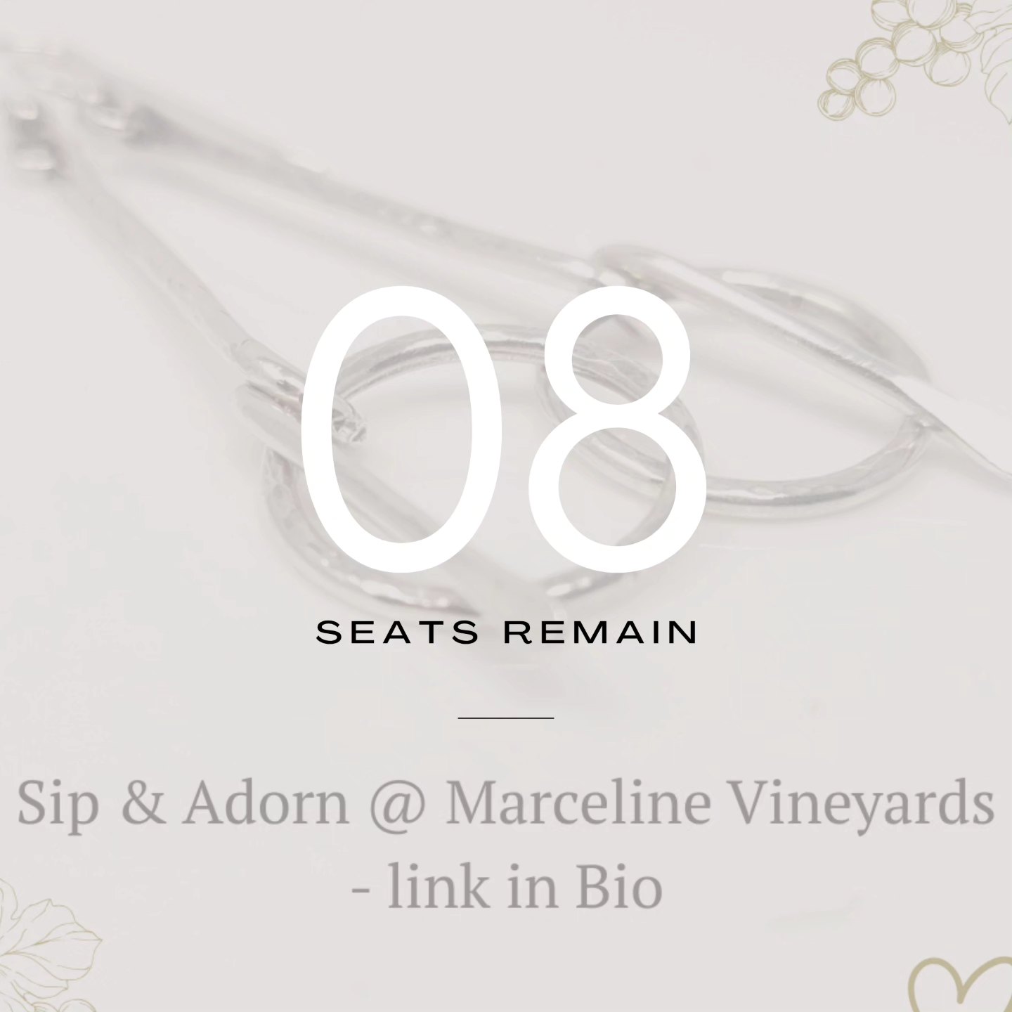 Only 8 seats left! 🍑✨
Join me at Marceline Vineyards on Wednesday, August 6th, a fun, hands-on evening of creativity and connection. We’ll sip, chat, and create your very own pair of sterling silver earrings — no experience needed!
🍷 Wine and Marceline’s famous wine slushies (hello, peach & strawberry bliss) will be available for purchase.
🎟️ $60 per person | 6–8 PM | All tools + silver included
📍 Marceline Vineyards, VA
👯♀️ Grab your spot now — they’re going fast!
👉 Reserve here: https://forms.gle/DTkU4HgTvQrvnraX6
#InsideMyLocket #Handmadeisbetter @marcelinevineyards