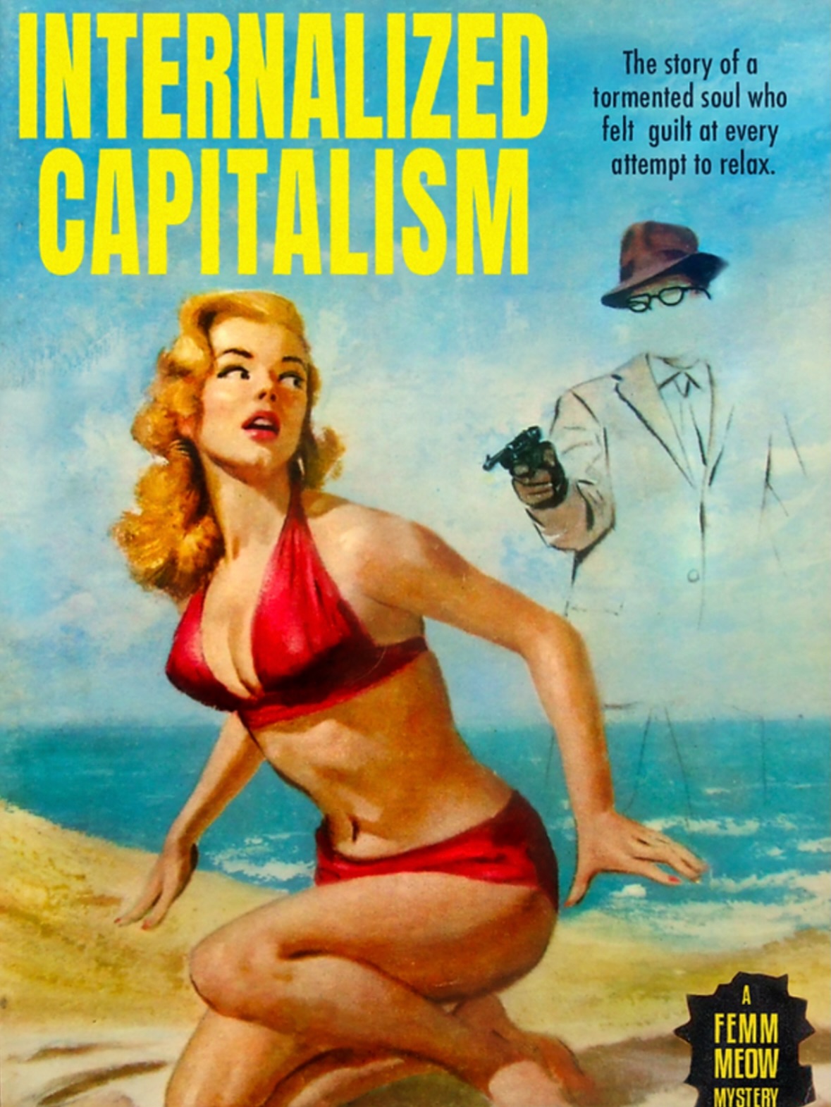 God forbid you try to relax for even a moment during late-stage capitalism 😭