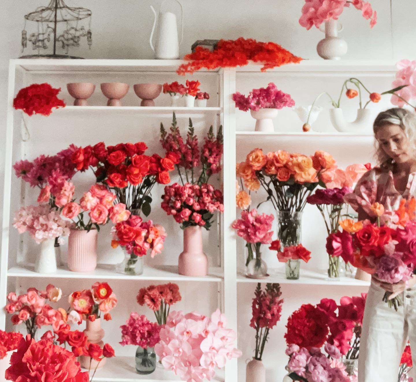 ❤️❤️🌸❤️❤️ loving this colour bomb for our bride Alex! #northernbeacheswedding #northernbeachesflorist #mosmanweddingflorist #colourlover