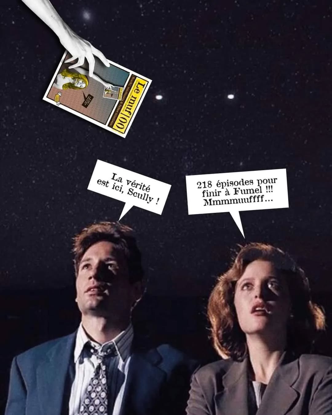 🛸 le muF… comme magazine ufologique du Fumélois⁉️
Ce magazine des fans du @109_cafeculturel et du @pavillon108 est en orbite depuis quelques mois !
👽 40 pages d’ébullition créative infusée au 108 et au 109 : des dessins bizarres, une histoire sans images, un roman-photo assisté par intelligence artificielle, un voyage dans le temps et d’autres ovnis !
👉 Un FANZINE made in Lot-et-Garonne… atterissage le 7 juillet !
🙌 Avec @emma_hsl fédératrice de projets, @captaineafterbeforepavillon108 maître des lieux, @emilieblabla_graphiste pilote artistique, @g6kbz, @lejeuultime, Tatie StHénaffie , Loriane Detrain, @christelleloubriat, @sharplyobjective Marine Bourgeois, @hecaate, @cubi_boumclap, @lucilebeyei, @cinelibertylibos, Dalida, Mulder et Scully, entre autres…
♥️ Une coproduction After Before & @lafabriquetoimeme et le soutien sans faille du F.B.I.