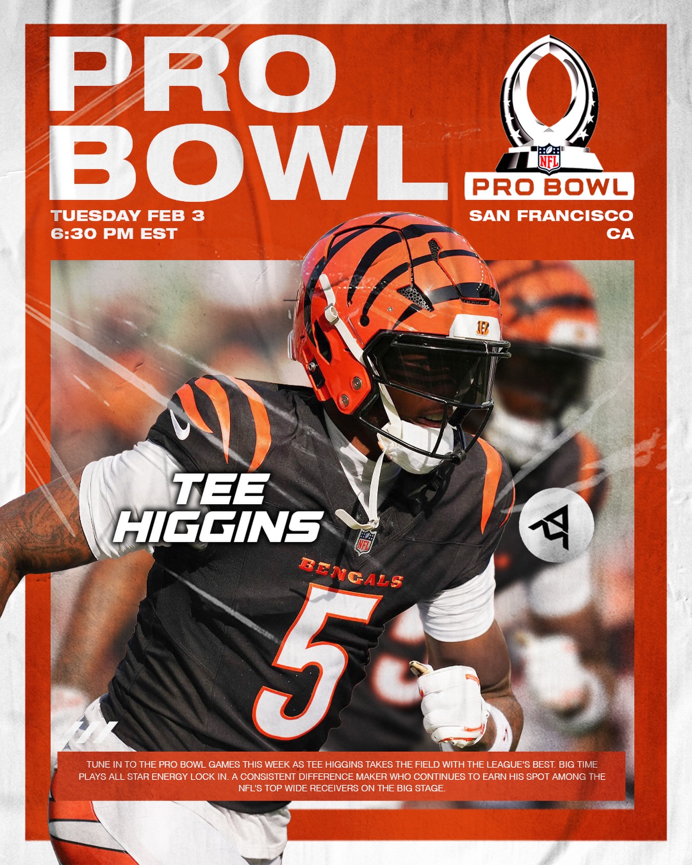 First Pro Bowl selection, a well deserved milestone and just the beginning for one of the leagueβs most reliable playmakers. Tune in tomorrow!