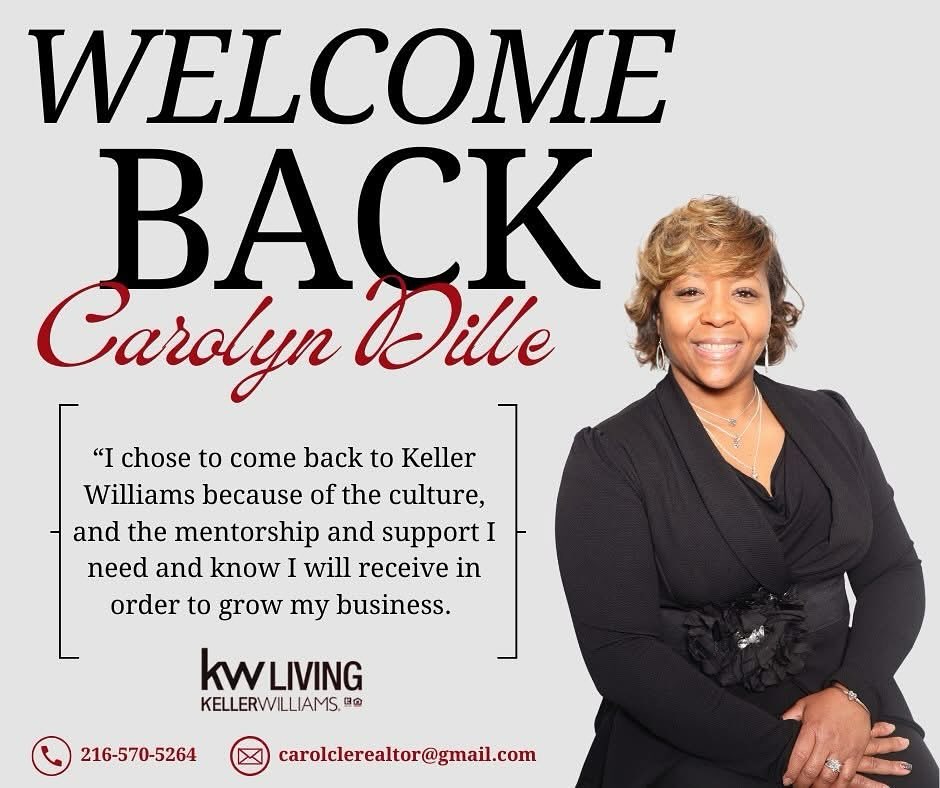 🎉 Welcome Back, Carolyn Dille! 🎉
We’re excited to have Carolyn rejoin the Keller Williams family! With nearly two decades of experience and a relationship-first approach, she’s ready to continue making a difference.
#welcomeback #kellerwilliamsliving