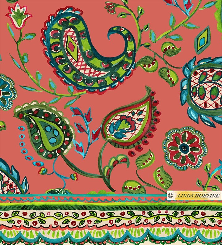 Festive Paisleyâ
.â
.â
.â
#fabricdesign #paisley #borderdesign #surfacepatterndesign #textiledesign #homedecor #fabricdesigner #printandpattern #handpaintedpaisley #freshtakeonpaisley