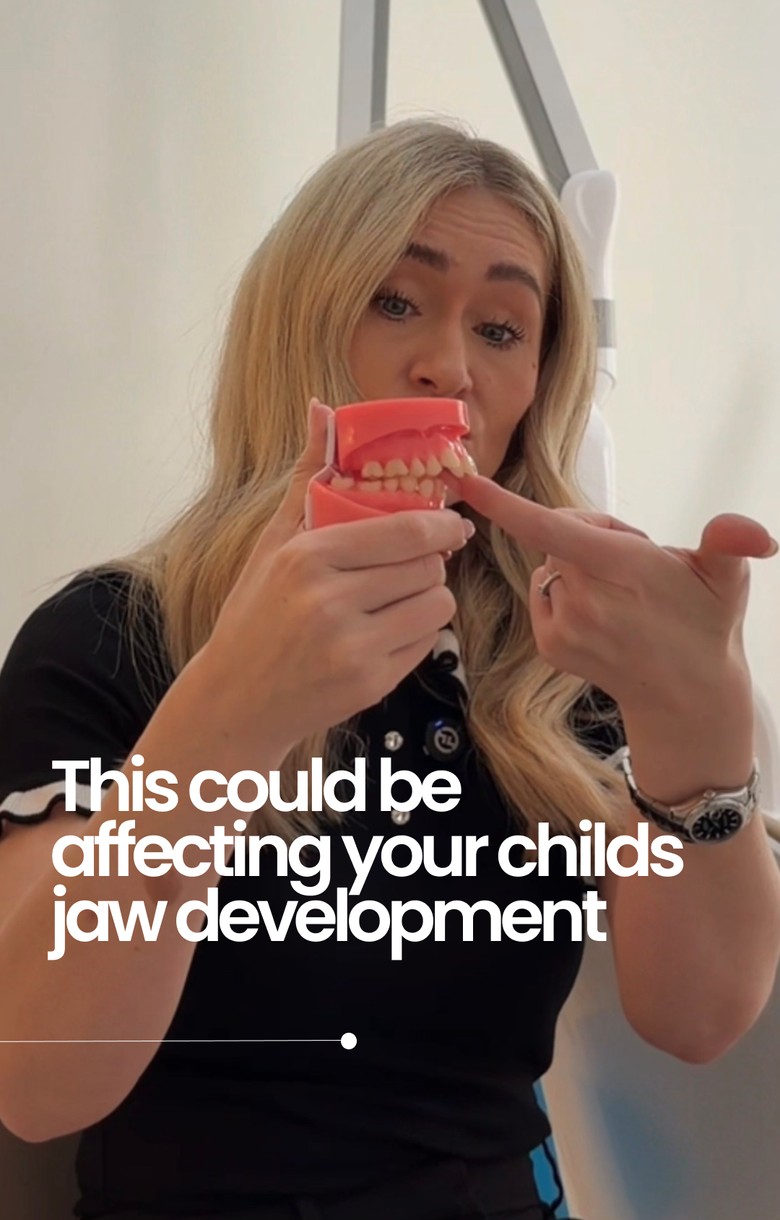 Most parents miss these early signs.
Jaw development isn’t just genetic - it’s shaped by breathing, tongue posture, and everyday habits in early childhood. When function is off, growth can narrow instead of expand.
If you’re unsure whether your child’s development is on track, an assessment with me can help identify issues early. 🦷