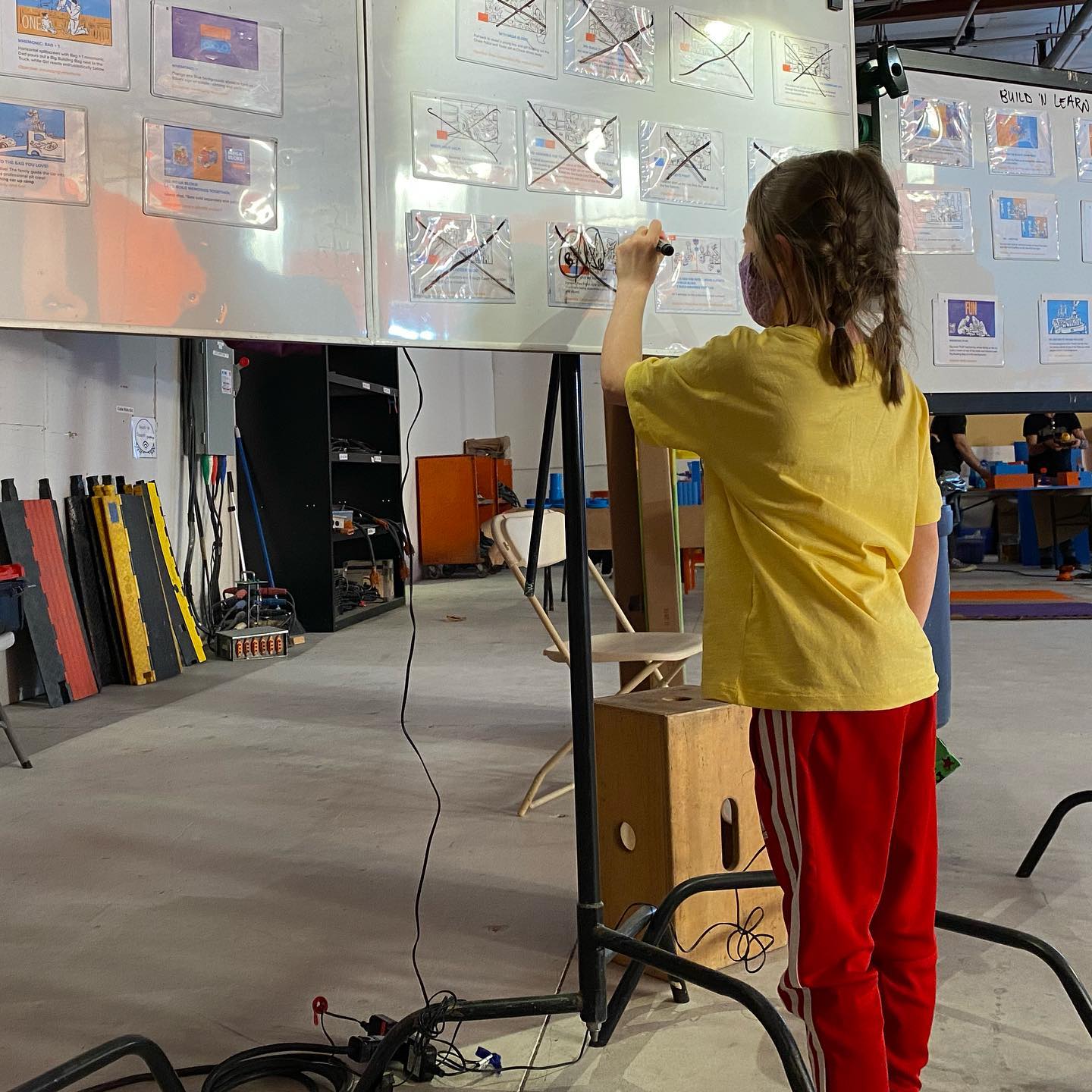 Zoe crossing off her last shot of the day! Hand model, assistant producer, assistant director... we’ll all be out of jobs soon enough!