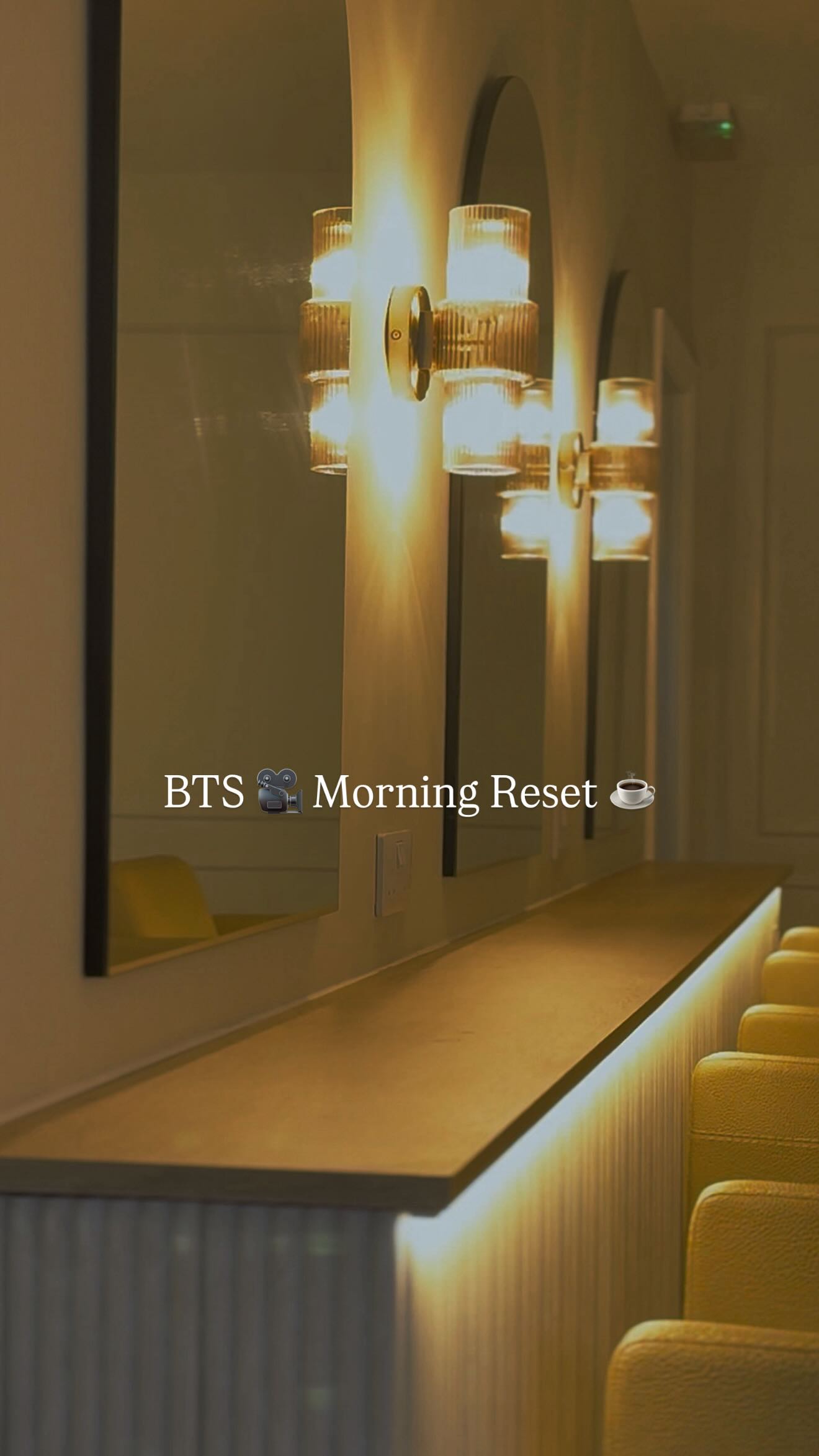 A little behind the scenes of my morning as a salon manager ☕ Setting the salon up before the stylists arrive 🤍