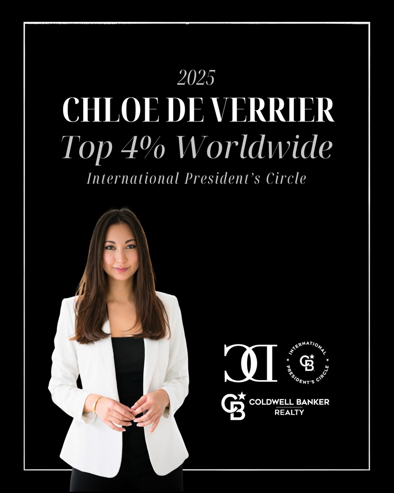 Feeling incredibly grateful to be awarded the International President’s Circle designation, placing me in the top 4% of Coldwell Banker agents worldwide.
As someone who has always been relationship focused and committed to leading authentically, my priority has never changed - guiding clients with both their financial and emotional well being at the core of every decision.
Thank you for your continued trust and support, whether loudly or from afar. I’m excited to see what 2026 brings! If you or your loved ones are considering a move this year, I’d be happy to start the conversation - no pressure, just guidance 😊
