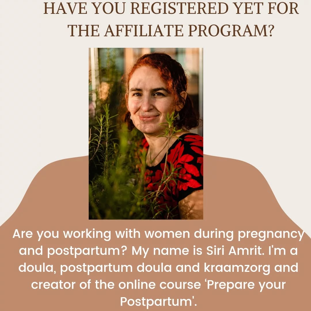 Do you want to:
Share the importance of postpartum to your clients/audience?
AND
Earn extra money with this?
Become an affiliate of my online course Prepare your Postpartum! As an affiliate partner you can give your followers/clients a 10% discount on the online course Prepare your Postpartum (normal price is €197,-). After this discount, you will receive a commission of 20% on every sale.
🌻 How does it work? 🌻
1) Send a DM to @siri_empowering_birth if you want to become an affiliate partner
2) After receiving your registration you will receive a link and a personal discount code for your followers/clients.
3) Share the link and code on your website or social media
4) When there is a sale (someone buys the online course using your code) you’ll earn 20% commission of the sale.
5) You’ll receive the commission per month (if there is a sale)
Conditions
All applications for the affiliate program are assessed to determine whether the target group is compatible with Siri Empowering Birth
You may not use the personal discount code yourself, it is intended for new customers
Discount codes are not valid in combination with other discounts
It only concerns the online course Prepare your Postpartum
Promotion is allowed via social media and is allowed via email and customer contact.
Payouts are a maximum of once per month
✨More information✨
For further information please send me a DM at @siri_empowering_birth or email info@empoweringbirth.nl
#postpartum #birth
#pregnancy
#prepareyourpostpartum
#pypwithSiri