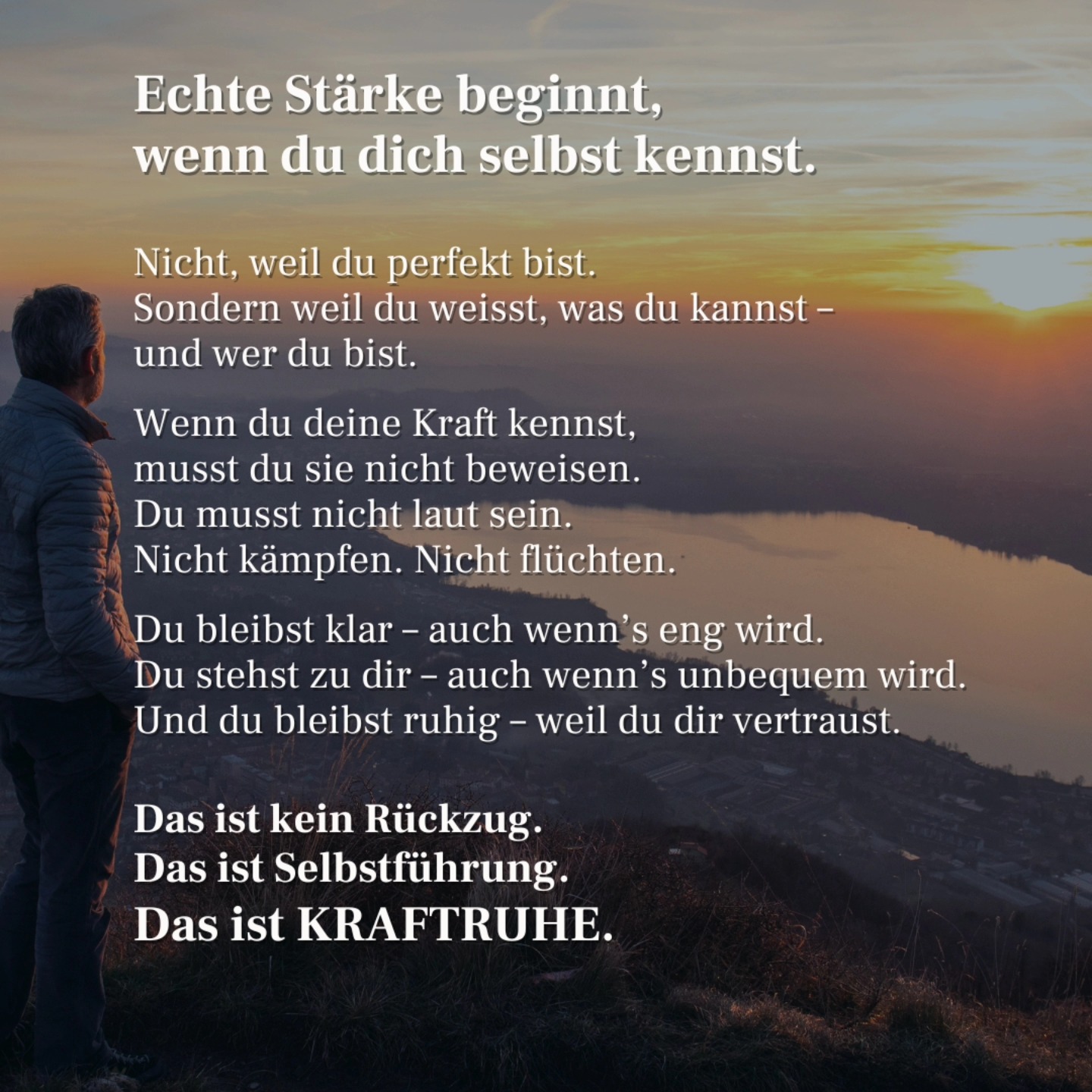Viele glauben, stark sein heisst:
Funktionieren, leisten, durchhalten.
Doch echte Stärke beginnt anders – in dir selbst.
Wenn du weisst, wer du bist,
wenn du dir vertraust –
dann brauchst du nichts mehr beweisen.
Du wirst ruhig.
Nicht, weil du aufgibst –
sondern weil du angekommen bist.
Das ist keine Flucht.
Das ist Selbstführung.
🖤 Das ist KRAFTRUHE.
#kraftruhe #selbstführung #innerekraft #achtsamkeit #selbstvertrauen #ruheistkraft #coachingimpuls #mentalegesundheit #persönlichkeitsentwicklung #bewusstleben #emotionalestärke