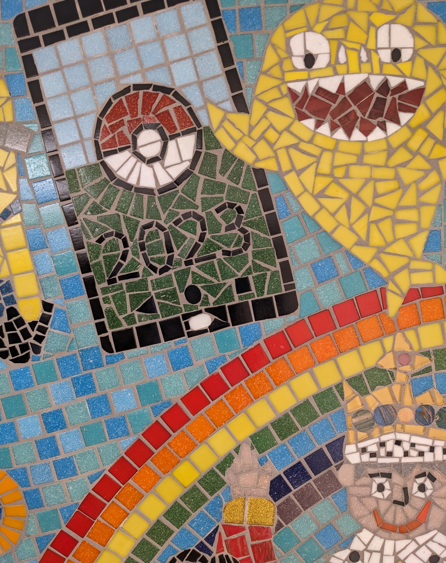 Celebrating 40 years with an incredibly fun and nostalgic timeline themed mosaic. Every element was drawn by a child in the school!
#babyshark #2023 #pokemongo #kingcharlescoronation2023 #rainbow #timelinemosaic #40years #funschool #funschoolprojects #schoolmosaic #mosaic #glassmosaic #mosaicmural