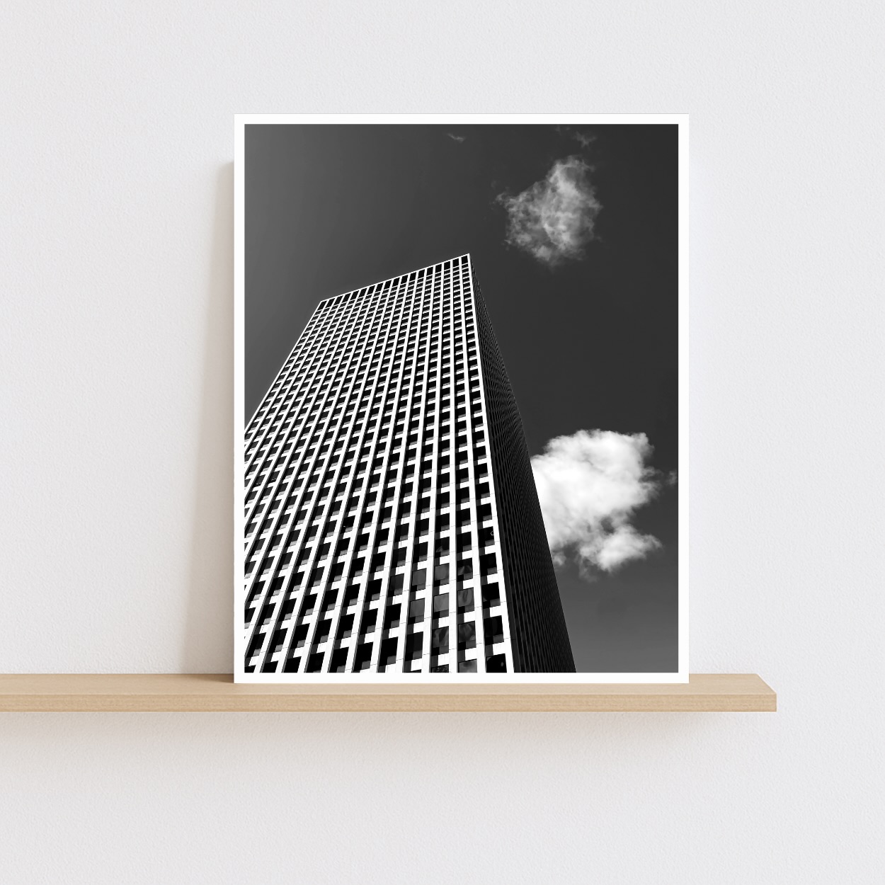 Oh I do love some geometry! Look at all those perfect lines. All that minimalist beauty. Perfect cloud placement too. The new Chicago collection is up on my site - enjoy more graphic joy.