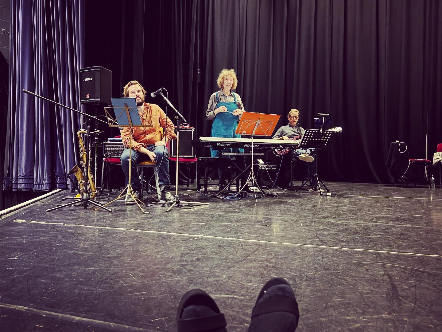 Final rehearsal before the show. Thank you @thegulbenkian for the space today
See you tomorrow!
#canterburyfest #theatrelife #blackstoriesmatter #kent