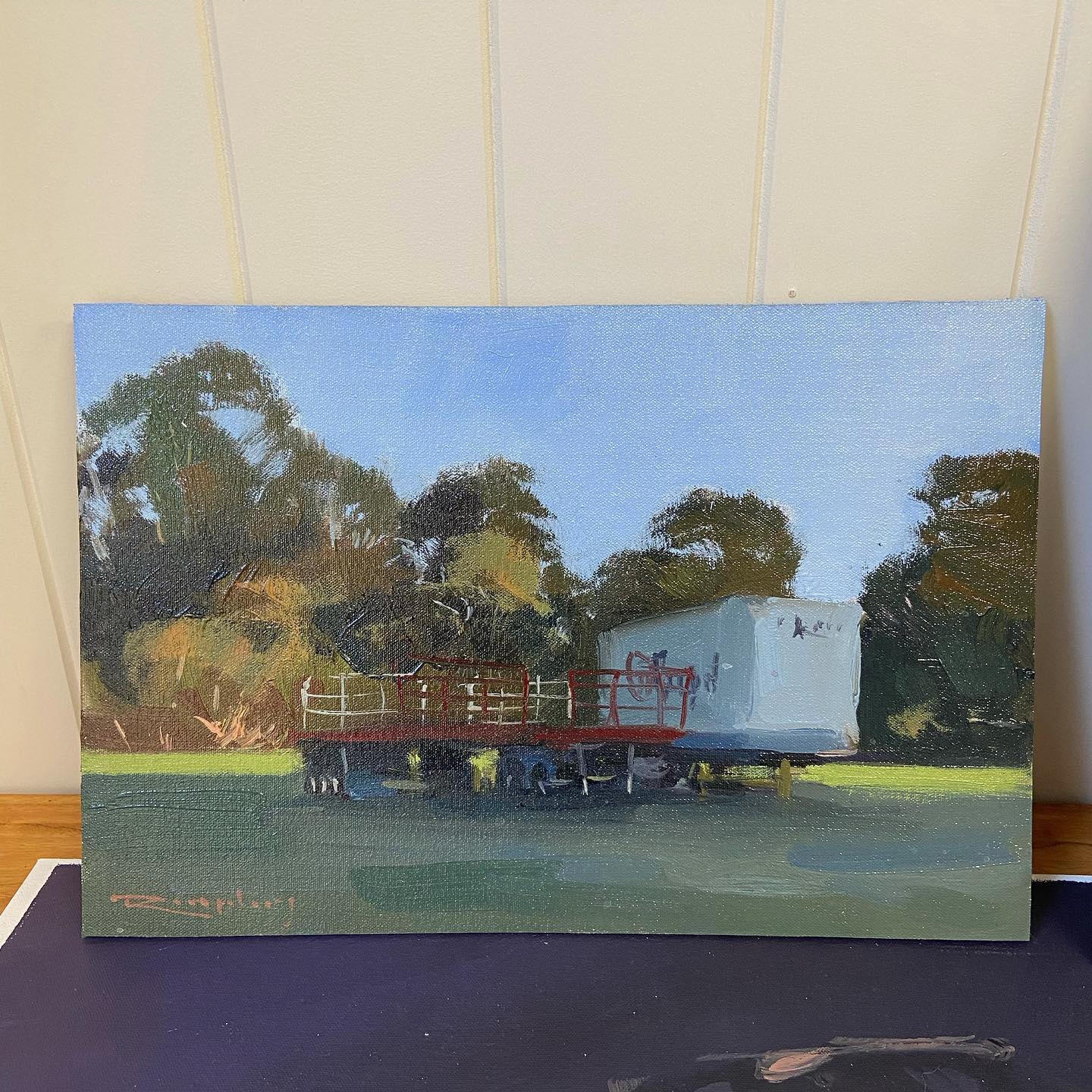 ‘ In between jobs’ #truckinglife #artist #sapphirecoastnsw