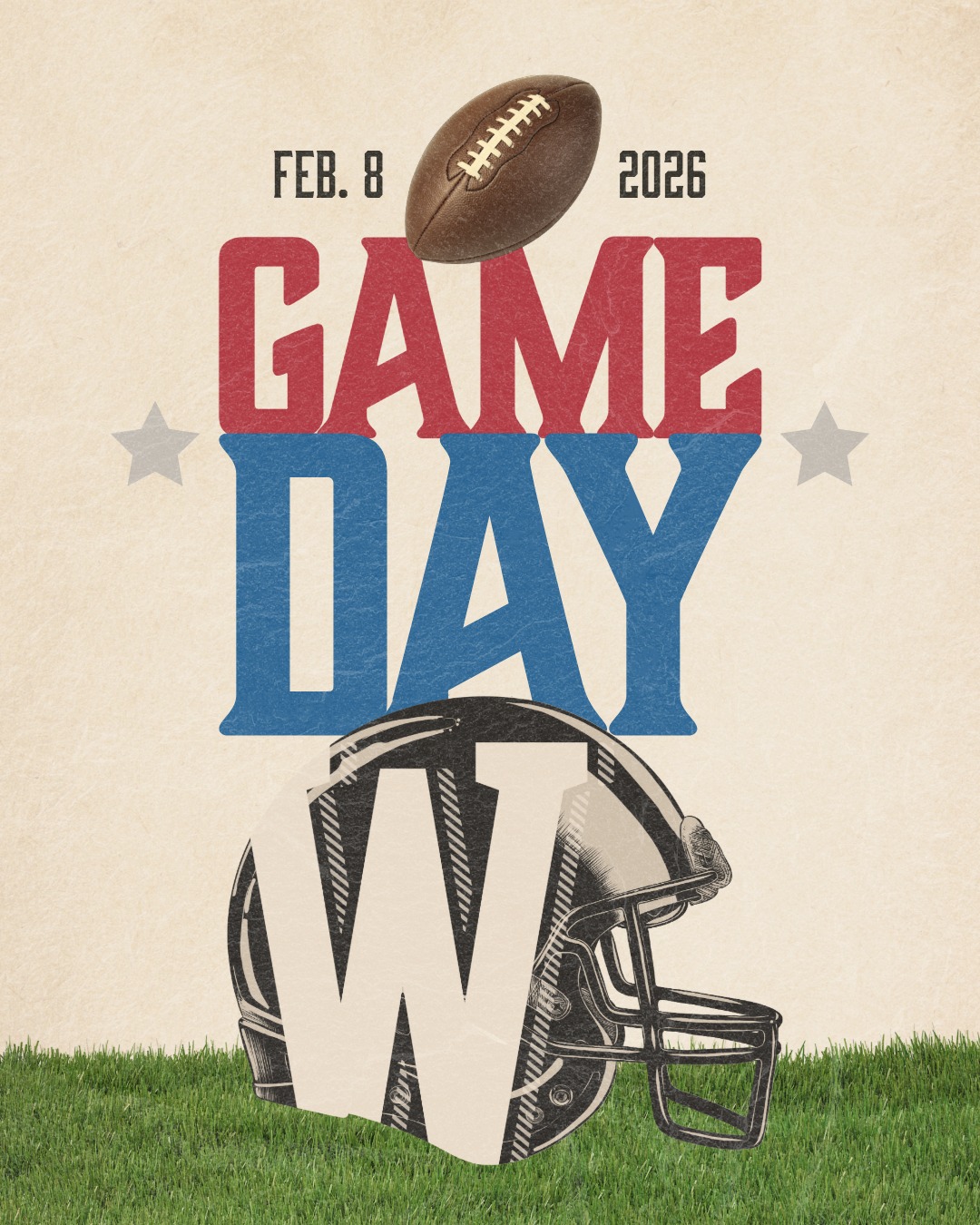 This isn’t just any Sunday... it’s *the* game. Grab your crew and catch every play on our big screen with the sound up and the drinks flowing. We’re serving up platter-style food options from select vendors, drink specials from the bars, and plenty of seating for the whole team.
Whether you're in it for the football, the commercials, or just the wings and cold beer, we’ve got you covered.
Sunday, February 8th
Open All Day • Game starts at 4:30 p.m.
*This event is not affiliated with, sponsored by, or endorsed by the National Football League or any of its teams or subsidiaries.