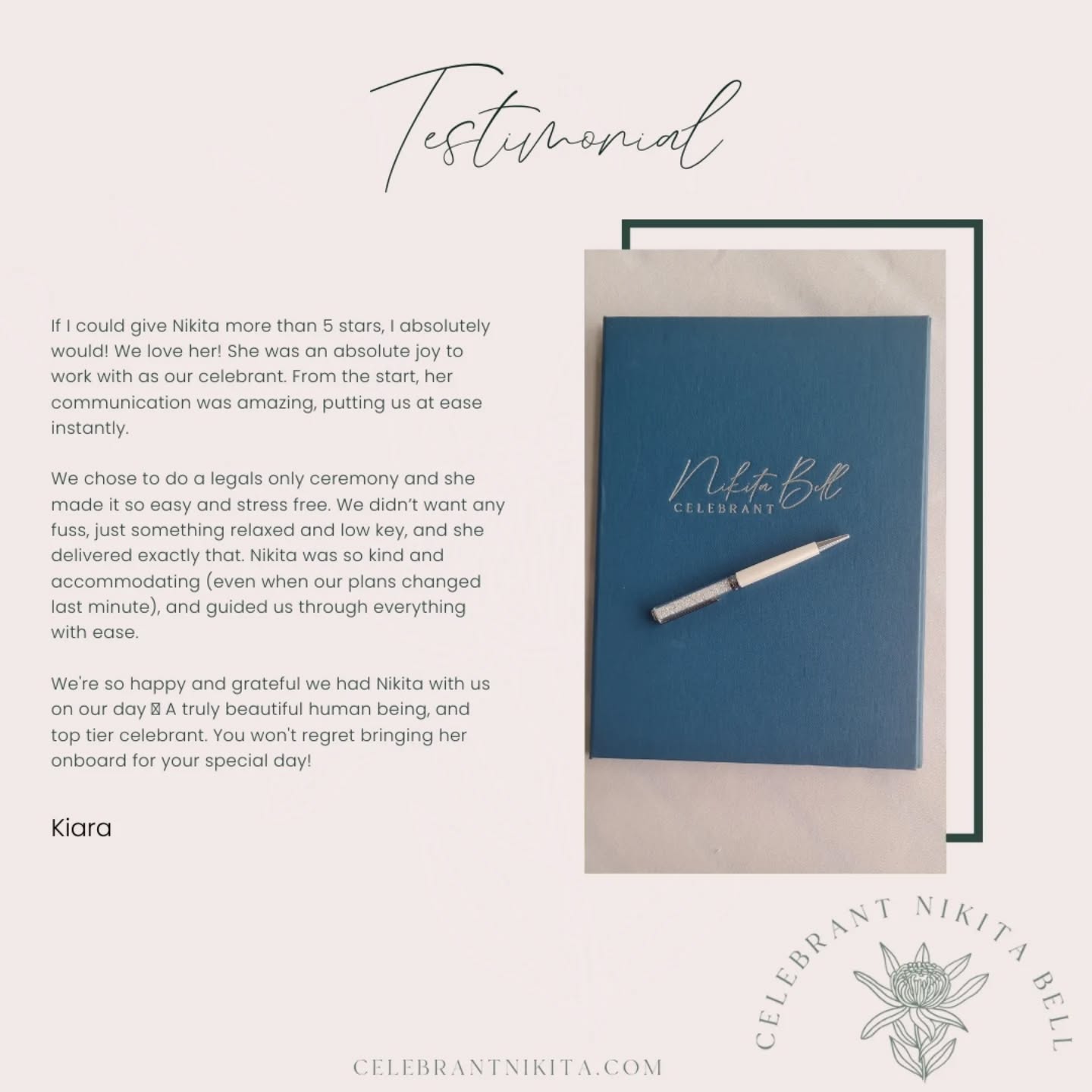 Let's grab a coffee, say a few words, sign a few certificates, and get married with no fuss! Legal Only weddings are the epitome of easy!