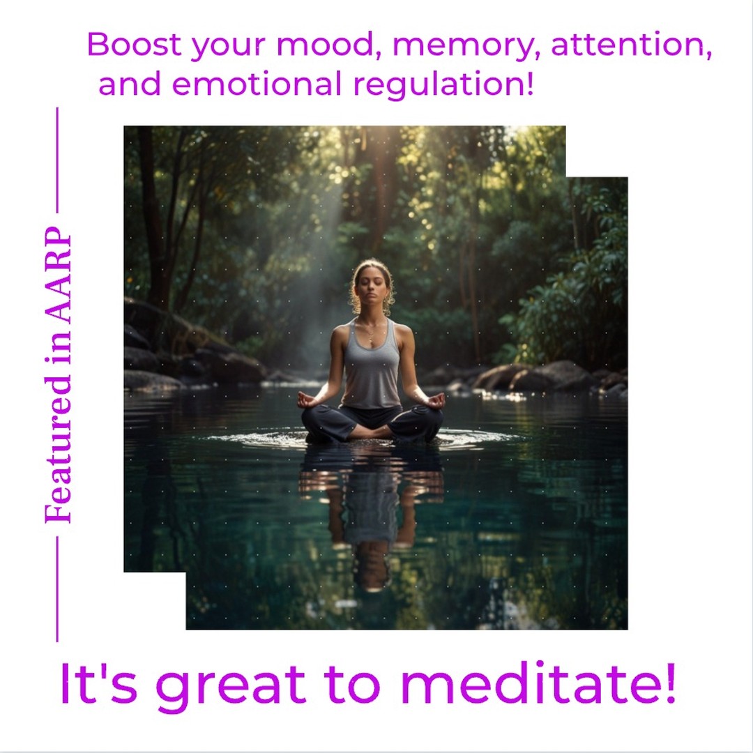 It's great to meditate! Our research on the benefits of meditation was featured in @senior.planet from @aarp
Even a brief bout of meditation (10 minutes a day) can improve your mood, boost your memory, enhance your attention, and keep you emotionally regulated and stress free!
Meditation is great for people of all ages, and can be done at any place or time. You can even meditate while you're out for a walk. Pairing meditation with physical activity may help to boost the effect!
Check out our work at: https://seniorplanet.org/articles-its-great-to-meditate/
For a more in depth reading of the findings, read the full article here: https://www.embodiedbrainlab.com/_files/ugd/fec34c_828f067c973f4f40a62e4508d9521037.pdf
🧘🧠🧘♂️
#meditation #neuroscience #brainhealth