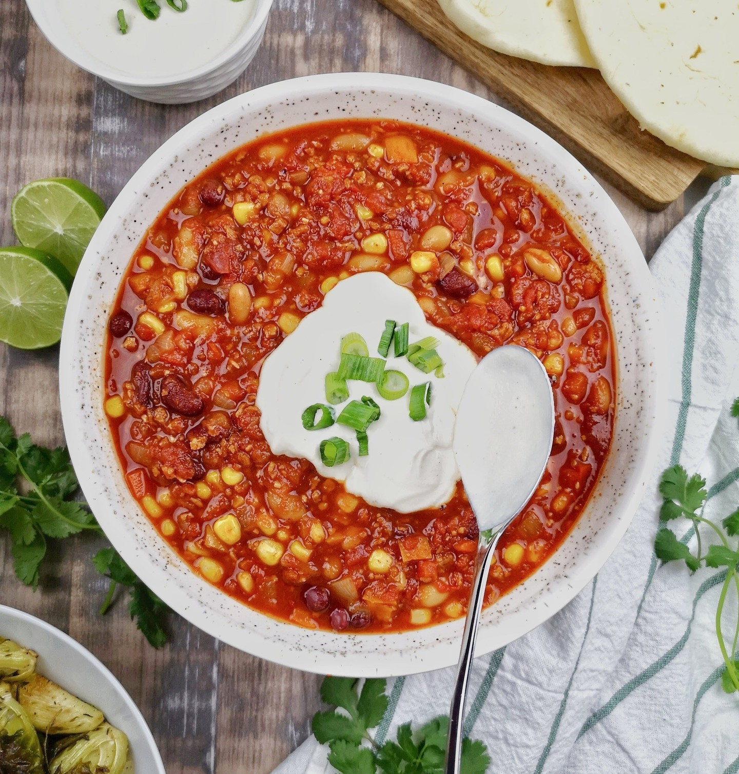 Do you love our Red Eye Bloody Mary Mix but are also participating in Dry January? Then you need to try our delicious chili recipe to get the flavor of Red Eye while keeping it non-alc! 😋🔥
What you'll need:
• 2 tbsp. oil
• 3 medium onions, crushed
• 2 lbs. ground beef
• 28 oz. Red Eye Bloody Mary Mix
• 1 can (6 oz.) tomato paste
• 3 tbsp. chili powder
• 1 ½ tbsp. cumin, ground
• 1 bay leaf
• 2 tsp. salt
• 1/8 tsp. pepper
• 2 cans (15 a/2 oz.) pinto beans
Instructions:
Sauté veggies in a skillet or chili pot until translucent. Add meat and brown with the veggies. Remove unwanted fat or liquid. (The chili is best if you leave it in.) Combine Red Eye with veggies, meat, spices and water in the chili pot. Bring to simmer and hold to cook. Stir occasionally to keep from sticking. Cook the chili until meat is tender (1 ½ to 2 hours). To thicken chili, make a paste with the masa flour (1 tbsp. masa + 1 tbsp. water). Slowly stir in paste mixture until desired thickness is reached. For hotter chili use Red Eye Habanero.
#RedEyeBloodyMaryMix #RedEye #Chili #DryJanuary #RSLipman