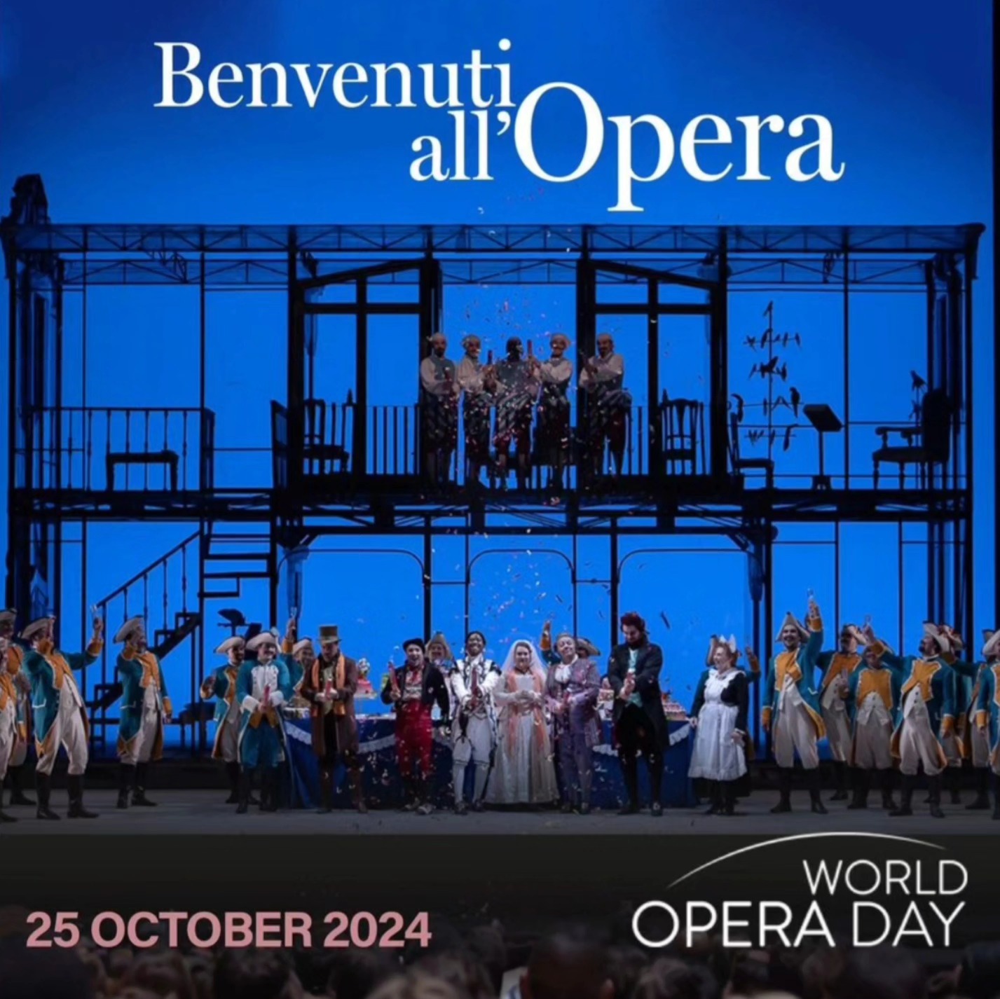 Whether you're an expert, an opera lover or simply curious ✨’Benvenuti all’Opera!’✨ (= ‘Welcome to Opera!’ in Italian).
Follow @worldoperaday
🗓️ When? October 25th, 2024 will be our sixth edition!
🌍 Where? Wherever you are, Opera and its immense social value reaches every community!
🔍 What can you expect from this edition? This year's theme is ready to welcome everyone with a ‘Benvenuti all'Opera’, we celebrate the recognition of Italian Opera Singing as Intangible Cultural Heritage of Humanity.
Follow our exciting journey in art and culture on Instagram and Facebook, we have many beautiful things to show you! ✨