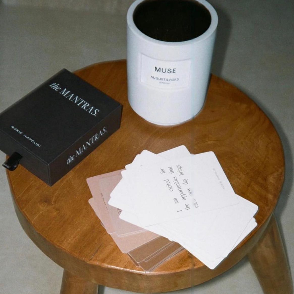 Autumn Self Care from @augustpiers 🍂 MUSE candle now available at @harrods @goop @ssense @harveynichols @fwrd