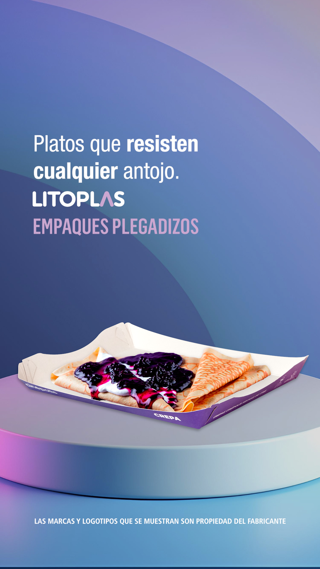 Calidad que se nota, protección que se siente. Nuestros empaques plegadizos para crepas son sólidos, flexibles y 100% seguridad grado alimenticio.
¡Personaliza los tuyos ahora! 🔗 Link en bio. #EmpaquesPlegadizos #Cinepolis #EcoFriendly #Litoplas