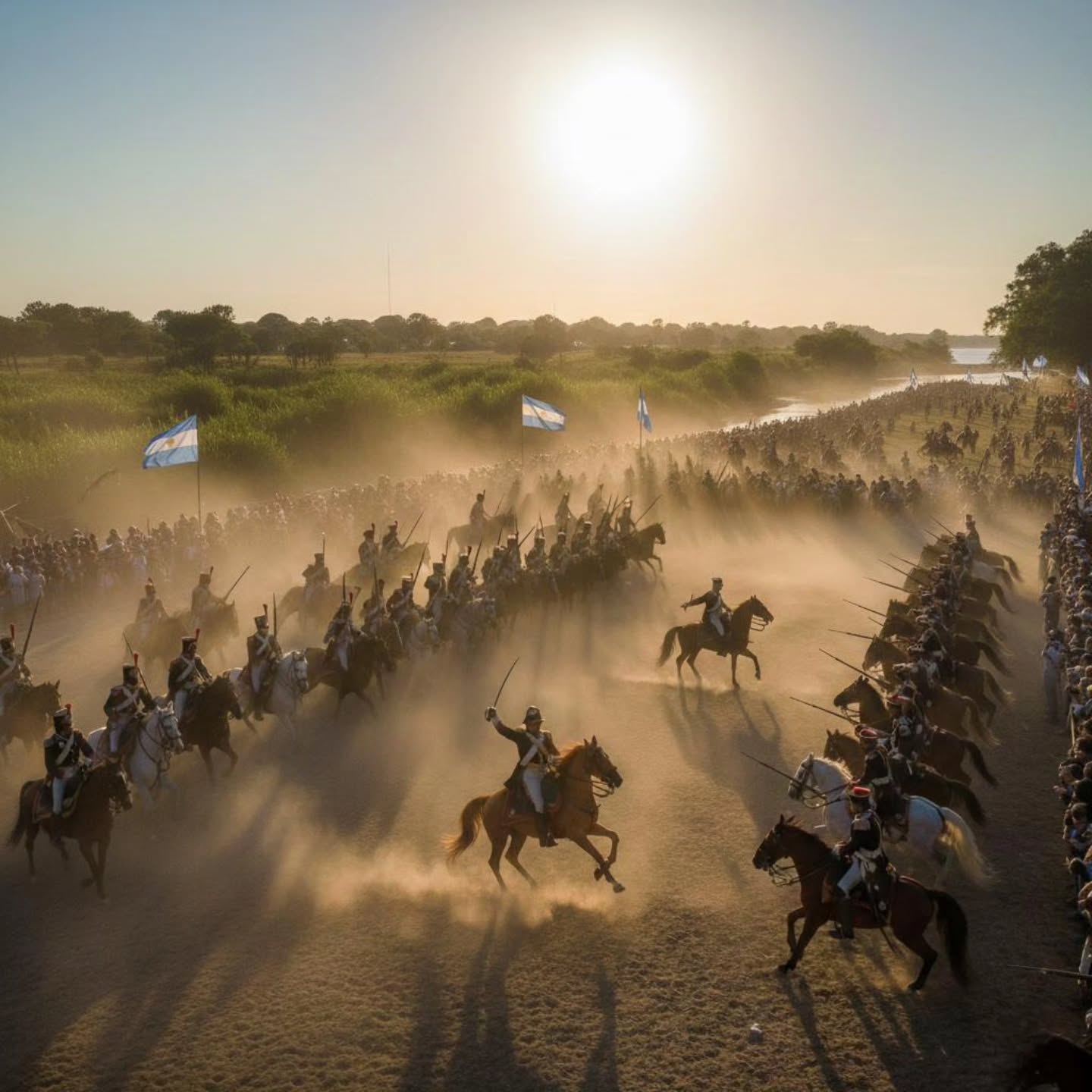 Hace 213 años, en el Combate de San Lorenzo, José de San Martín escribió en Santa Fe su primera victoria.
Junto a los Granaderos, con coraje, empezó a defender nuestra Patria 🇦🇷.