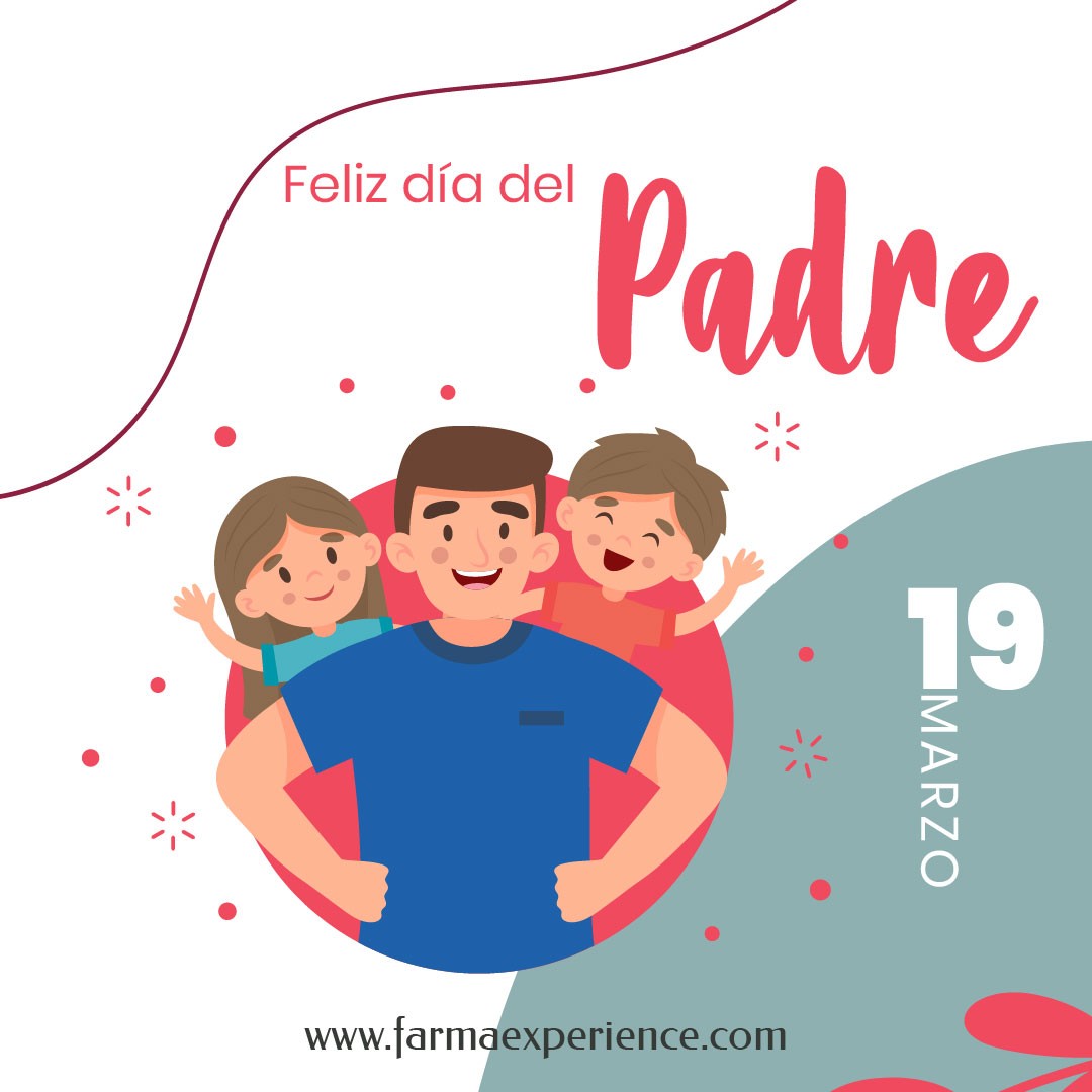 Es un día muy especial, Feliz día a todos los padres!!! resaltamos la importancia de la figura paterna en la vida de las personas, destacando su rol en la integración y el mantenimiento del núcleo familiar y lo importantes que son para la crianza de los hijos.
#DiadelPadre #FelicidadesPapa #FelizDiadelPadre #Farmaexperience #Cuidadeti #Cuidadelmayor #madrid #salud #farmacia #parafarmacia