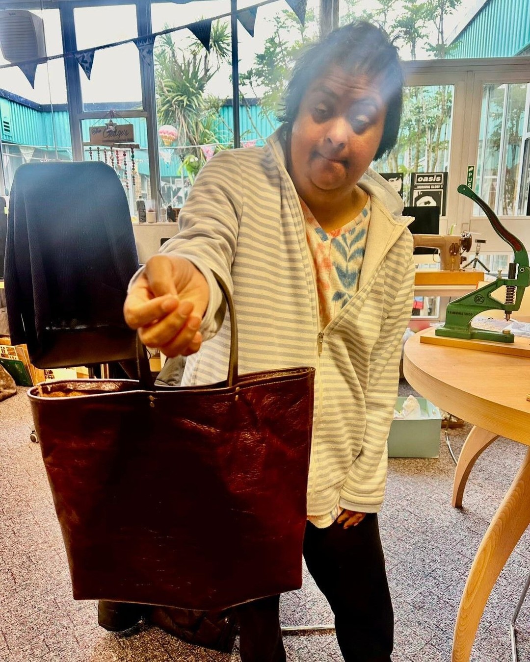 Hannah has been helping to design a new leather bag! 👜
This work supports decision-making, attention to detail and pride in craftsmanship, while giving Hannah a genuine role in the creative process.
It’s another example of how we replace passive activities with purposeful projects that lead to real outcomes. Find out more about our work on our website - link in bio.