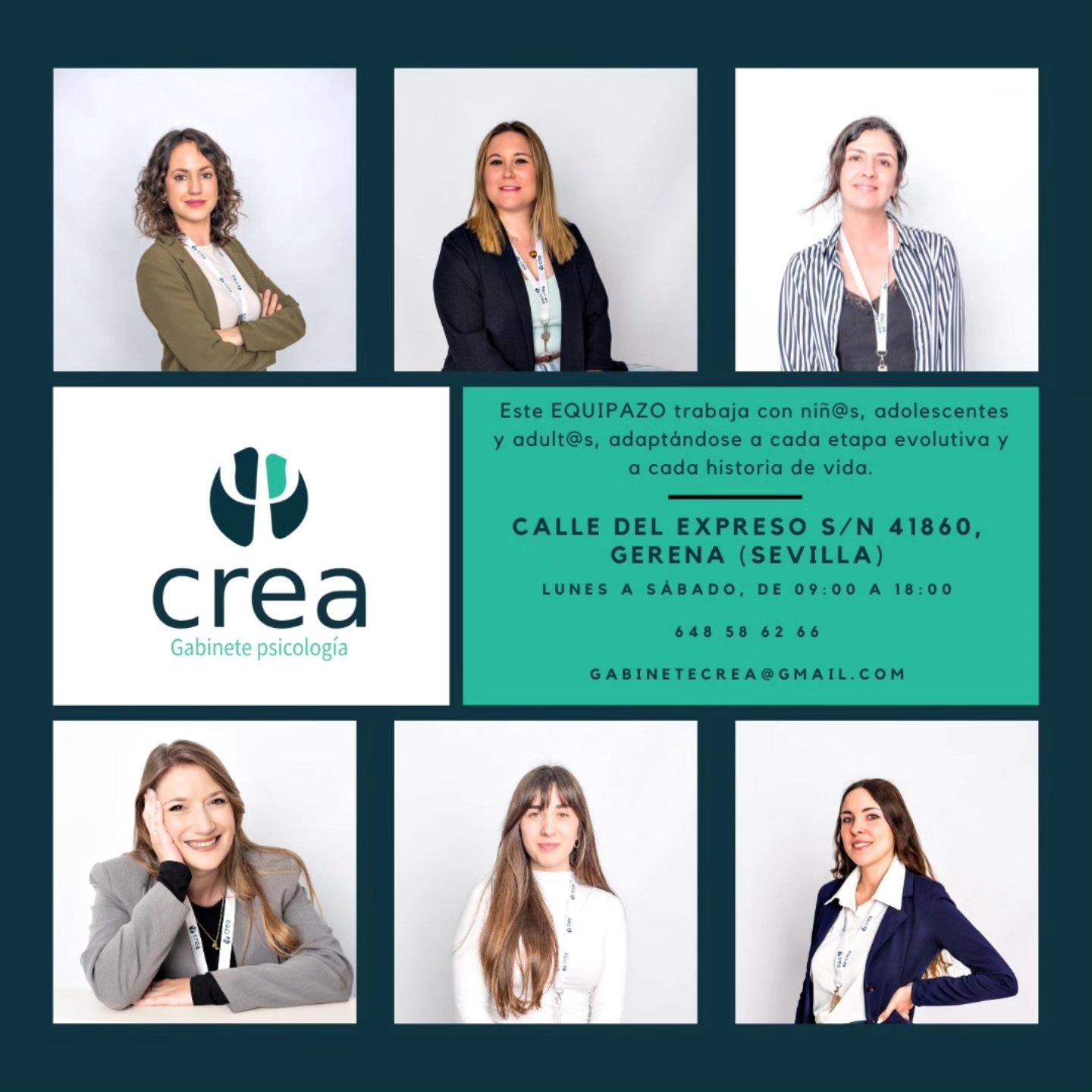 Otro de los colaboradores de Psicología Forense M.Q. se pasa hoy por aquí para celebrar que hemos sobrevivido al lunes.
Gabinete Crea es un centro de atención integral para el bienestar psicológico. Llevan más de 10 años ofreciendo compromiso, cercanía y confianza.
Además, de manera periódica, el centro realiza charlas sobre educación y pedagogía con padres y madres.
A modo de completar su amplia gama de servicios, Psicología Forense M.Q. ofrecerá su asistencia en su gabinete.