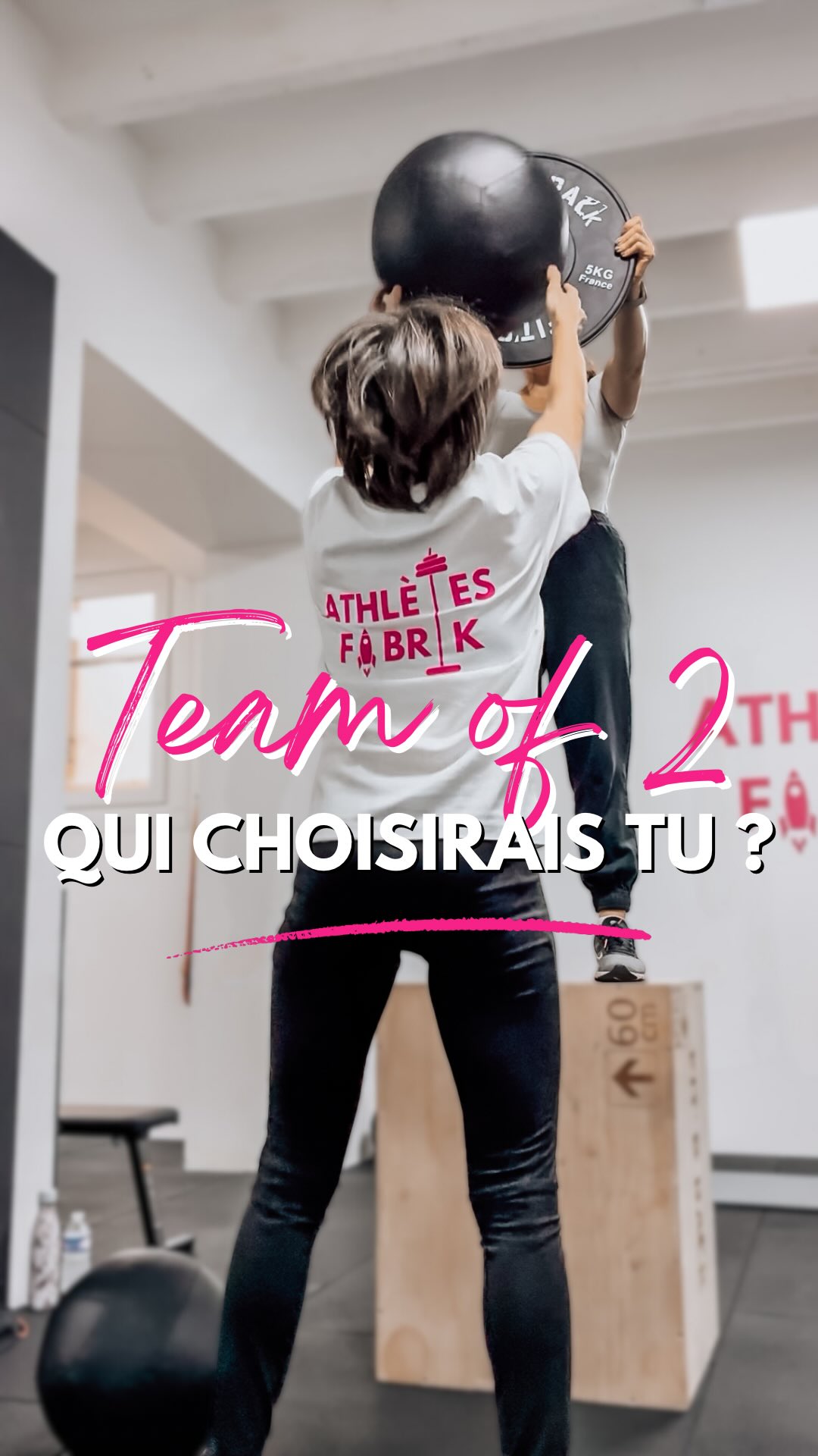 TEAM OF 2 🫱🏼🫲🏽
Quoi de mieux qu’un WOD en team pour encore plus repousser ses limites ?
Chez Athlètes Fabrik on jongle entre WOD en team et WOD solo avec l’énergie du groupe 💪🏻
Et toi t’aimerais partager ça avec qui ?
Tag ton ou ta partenaire idéal(e) 😉
#wodteam #sportengroupe #courscollectifs #salledesportnice #nicecotedazur
