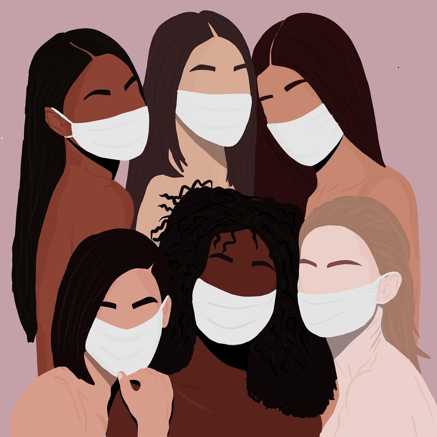Masks on.
Illustration done for @azaleatribe
Photograph by @bethsternbaum for @kkwbeauty
.
.
.
.
.
.
.
.
.
.
#digitalart #digitalillustration #digitaldrawing #digitalpainting #digitalartist #womenofcolor #womenofillustration #illustrator #indiandesigner #southindia #selflove #selflovejourney #photoshop #adobeillustrator #igdaily #igers #instadaily #tinder #instagood #instagram #indiangraphicdesigner #creativewomen #ladieswhodesign #graphicdesign #graphicdesigner #creativeasswomen.