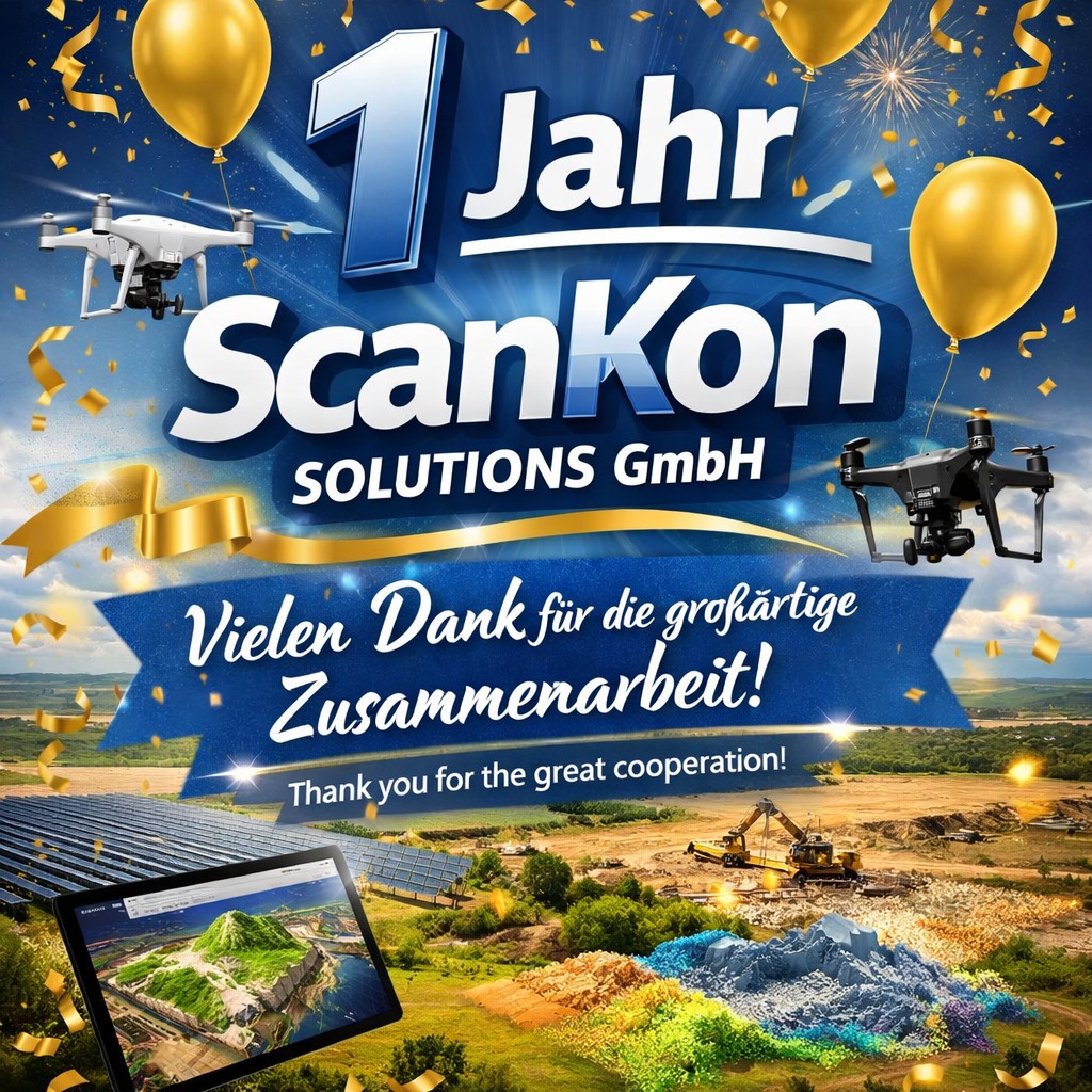 Na das ist mir ja fast durch gegangen.
Heute hat die Firma ScanKon Solutions GmbH ja ihr 1 Jähriges Firmenjubiläum.
Wir bedanken uns bei allen, die Interesse gezeigt haben, spannende Aufträge an uns gegeben haben und auch abseits der Arbeit immer ein offenes Ohr hatten.
Mein besonderer Dank geht an das Statikbüro "𝗦𝘁𝗮𝗯𝗶𝗹.𝗧𝗲𝗮𝗺, den Statiker "𝗨𝗱𝗼 𝗥𝗼𝘁𝗵 𝗜𝗻𝗴𝗲𝗻𝗶𝗲𝘂𝗿𝗯ü𝗿𝗼 𝗳ü𝗿 𝗱𝗮𝘀 𝗚𝗲𝗿ü𝘀𝘁𝗯𝗮𝘂𝗲𝗿-𝗛𝗮𝗻𝗱𝘄𝗲𝗿𝗸", die Firma "𝗠𝗝-𝗚𝗲𝗿ü𝘀𝘁 𝗚𝗺𝗯𝗛" und die Firma "𝗝.𝗛. 𝗟𝗮𝗮𝗿𝗮𝗸𝗸𝗲𝗿𝘀 𝗥ü𝗰𝗸𝗯𝗮𝘂 𝘂𝗻𝗱 𝗥𝗲𝗰𝘆𝗰𝗹𝗶𝗻𝗴 𝗚𝗺𝗯𝗛" für das derzeit in Publikation befindliche Projekt mit der Autobahnbrücke.
Dieses Jahr hat bereits einige spannende Projekte in Aussicht.
1. Teilnahme am Technik-Seminar "𝗚𝗲𝗿ü𝘀𝘁𝘀𝘆𝘀𝘁𝗲𝗺𝗲 𝗶𝗻 𝗱𝗲𝗿 𝗣𝗿𝗮𝘅𝗶𝘀" am 20.02.26 in Frankfurt
2. Und das aktuell größte Event ist der Messestand bei der "𝗔𝘂𝗳𝘄𝗶𝗻𝗱 𝟮𝟬𝟮𝟲" in Vreden am 09.+10.05.26
Wir freuen uns auf die zukünftigen Projekte und vor Allem auf ein tolles Netzwerk aus Fachleuten und Interessenten der digitalen Baustelle.
Final sei noch dir "𝗙𝗶𝗿𝗺𝗮 𝗙𝟳 𝗗𝗶𝗴𝗶𝘁𝗮𝗹 𝗚𝗺𝗯𝗛" erwähnt (vor Allem hier Philipp Matschoss) mit der wir zum Einen ein Vortrag beim NAV in Hamburg gehalten haben und ferner noch an 2 Projekten arbeiten um die gemeinsame Kompetenz für Sie greifbar zu machen.
Rückblickend sein noch erwähnt, dass wir dieses Jahr bei 2 spannenden Vereinigungen beigetreten sind.
Zum Einen der "𝗕𝘂𝗻𝗱𝗲𝘀𝘃𝗲𝗿𝗯𝗮𝗻𝗱 𝗳ü𝗿 𝗖𝗼𝗽𝘁𝗲𝗿 𝗣𝗶𝗹𝗼𝘁𝗲𝗻 𝗕𝗩𝗖𝗣 𝗲.𝗩."
und dem "𝗕𝘂𝗻𝗱𝗲𝘀𝘃𝗲𝗿𝗯𝗮𝗻𝗱 𝗔𝘂𝗳𝗺𝗮ß𝘁𝗲𝗰𝗵𝗻𝗶𝗸 𝗲.𝗩."
Nochmals einen großen Dank an alle, die dieses Jahr mit uns zusammen Ihr Projekt verwirklicht haben.
Bis bald.
#ScanKonSolutions #Firmenjubil #Statikb #UdoRothIngenieurb #MJGmbH #Autobahnbr #TechnikSeminar #Aufwind2026 #Firmenmesse #Vreden #FirmaF7DigitalGmbH #NAVHamburg #BundesverbandBVCP #BundesverbandAufmasstechnik #Projektjahr2026 #NetzwerkderFachleute #DigitaleBaustelle #F7DigitalGmbH #Projektverwirklichung #Meilenstein