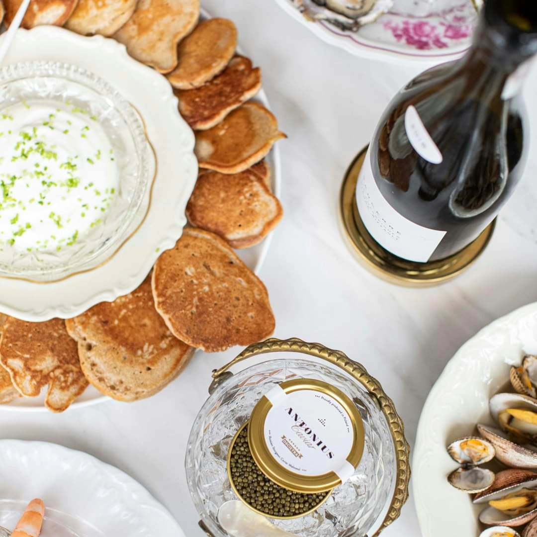 Caviar and pancakes? An unlikely pairing that will have your tastebuds doing a double take!