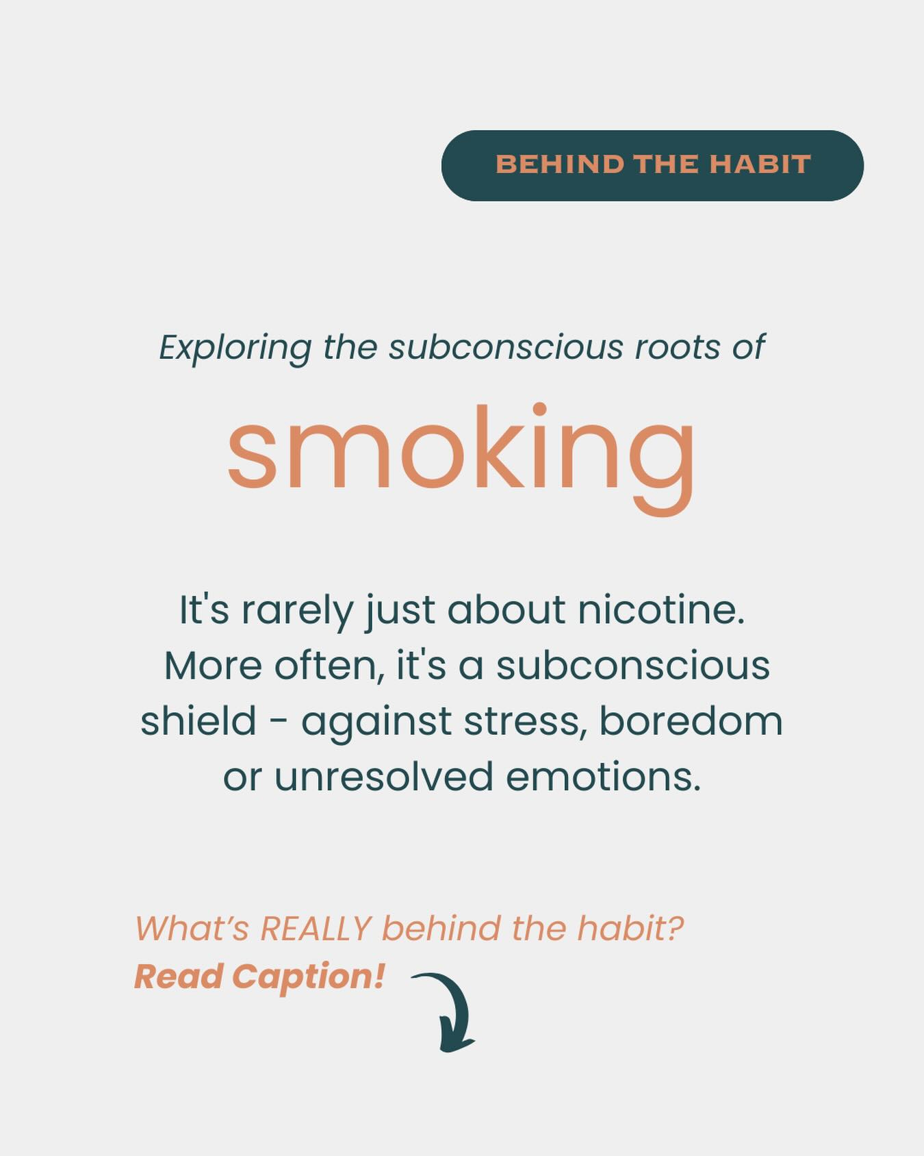 BEHIND THE HABIT... Smoking 🚬
Ever feel like your smoking habit has a mind of its own?
You want to quit, but something keeps pulling you back. That “something” often lives deep in the subconscious.
Smoking isn’t just a habit.
It’s often a coping mechanism programmed over time to serve a purpose such as:
✨ A break from stress or boredom
✨ A tool for social ease
✨ A quiet act of rebellion or control
That’s why willpower alone often isn’t enough.
You’re not just removing a behaviour, you’re removing what your mind believes is helping you cope.
So how can hypnotherapy help?
Hypnotherapy works with the subconscious mind to:
🔹 Reframe associations – Shift how your mind perceives smoking
🔹 Uncover root causes – Find the emotional triggers behind the habit
🔹 Install new coping strategies – Replace smoking with healthier tools
🔹 Strengthen inner resolve – Align your conscious goal to quit with your subconscious support
If you’re ready to stop the inner tug-of-war and finally let go of smoking, let’s talk. Book a free consultation:
👉 www.hypnotoday.com
#Hypnotherapy
#BehindTheHabit
#HabitChange
#SmokingCessation
#QuitSmoking